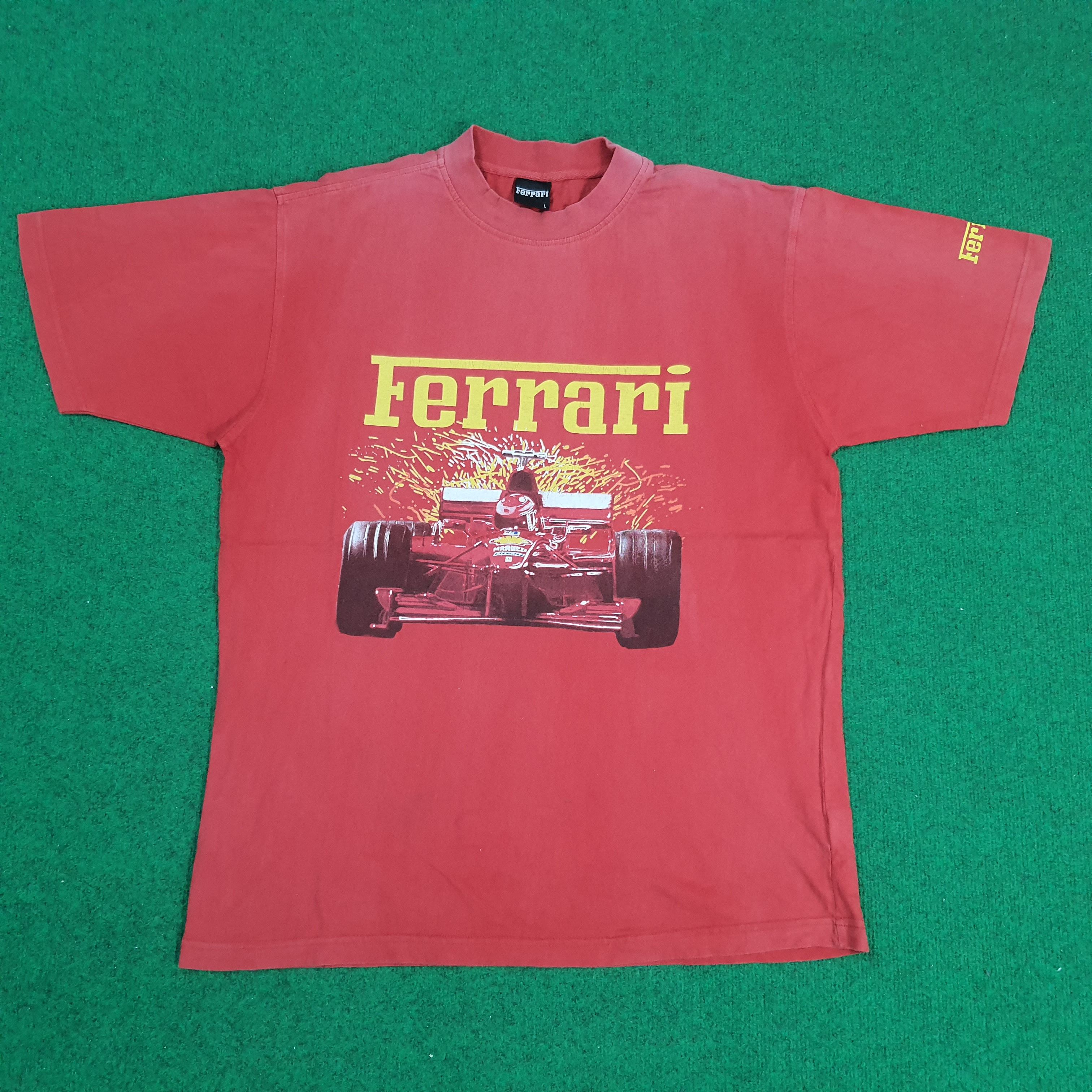 Ferrari × Vintage Vintage Ferrari Motorsports F1 Tshirt Size US L / EU 52-54 / 3 - 1 Thumbnail