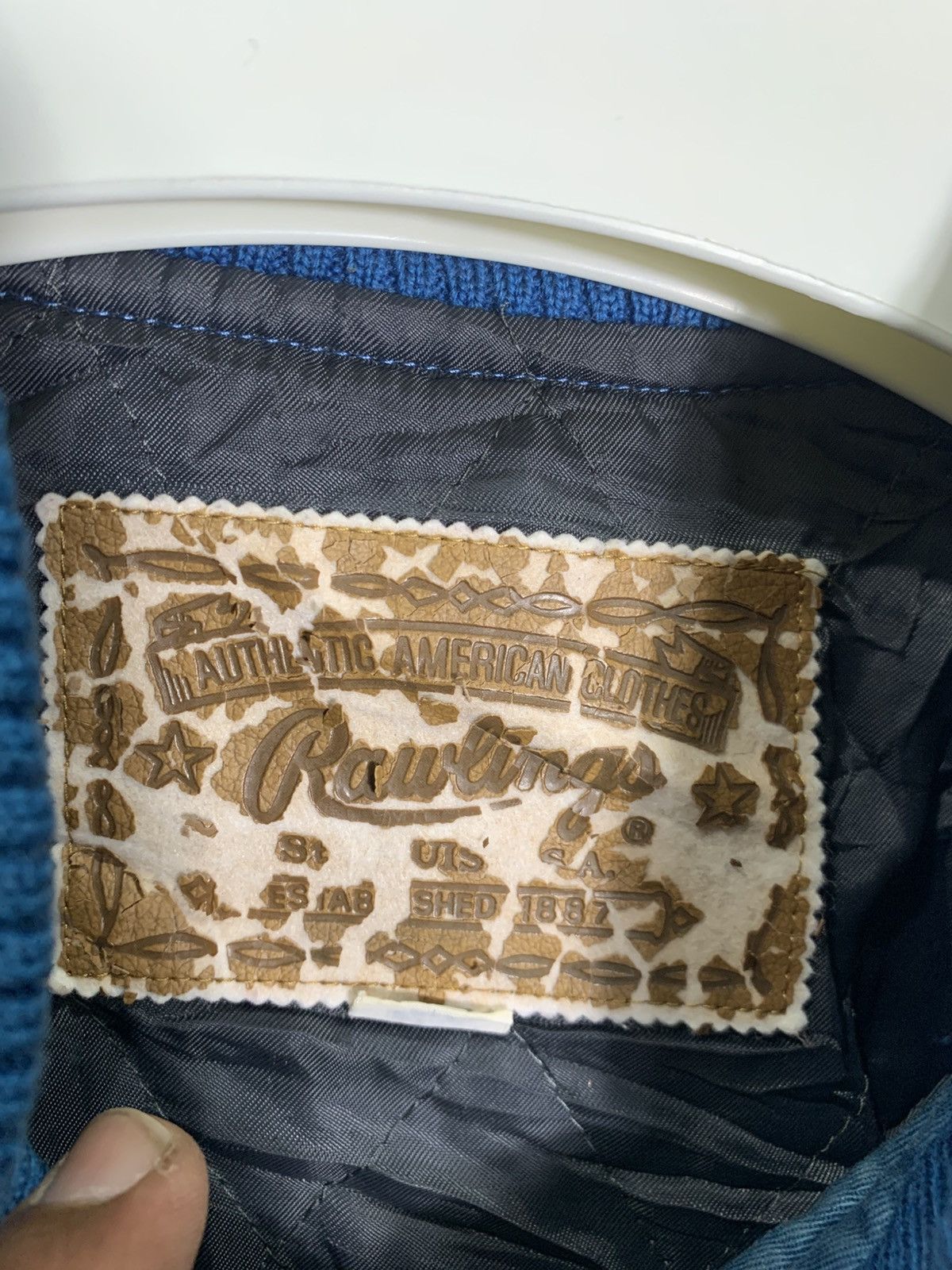 Vintage Vintage 90’s Detroit Rawlings Jacket Size US M / EU 48-50 / 2 - 2 Thumbnail