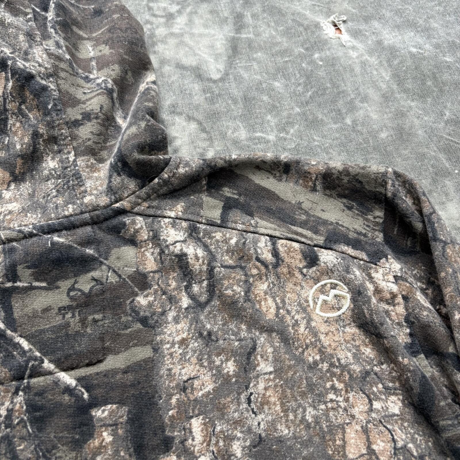 Realtree Vintage Y2K Style Realtree Timber Camo Grunge Skater Hoodie Size US L / EU 52-54 / 3 - 5 Thumbnail
