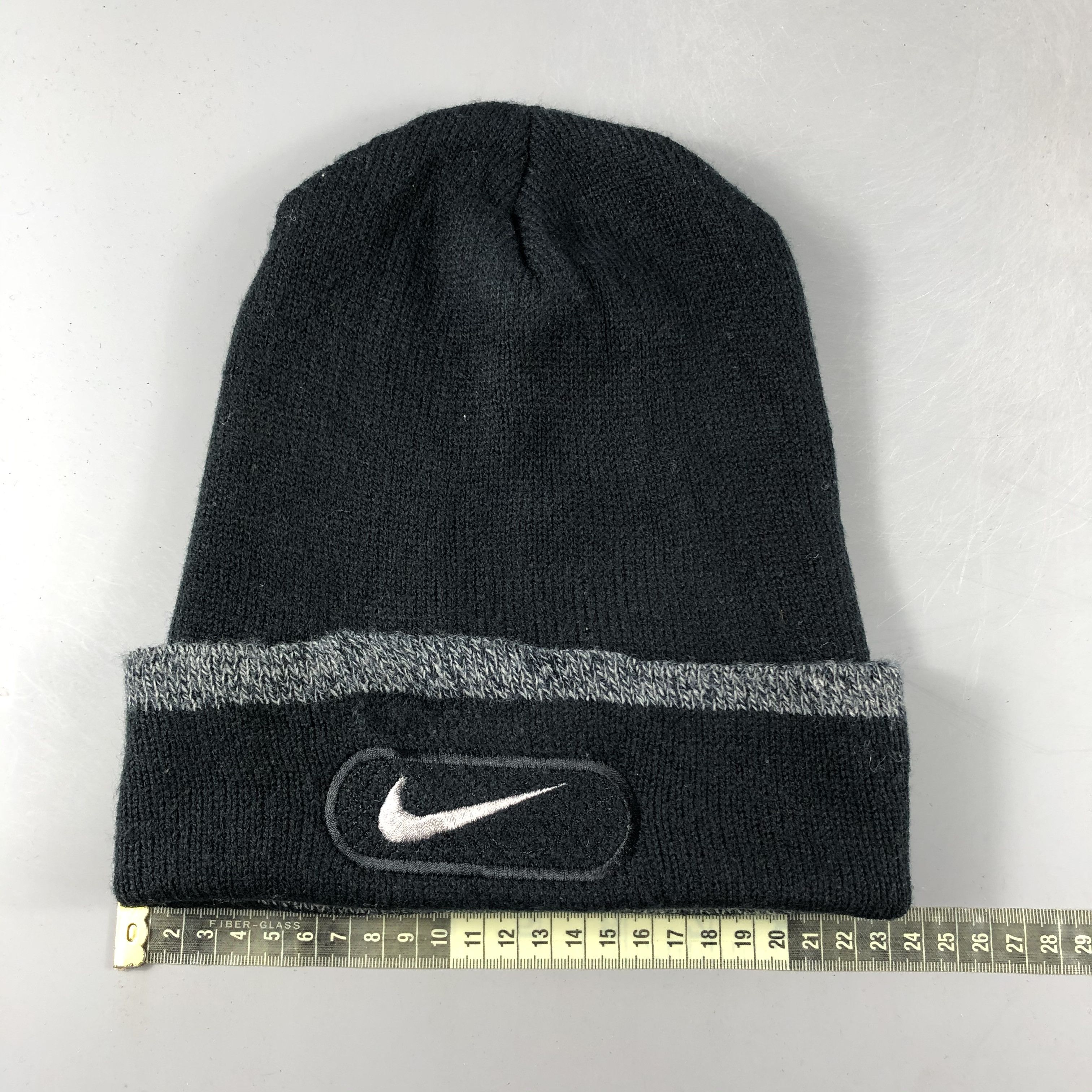 Nike × Vintage 90s Nike Beanie Snow Hat Snow Cap -D396 Size ONE SIZE - 3 Thumbnail