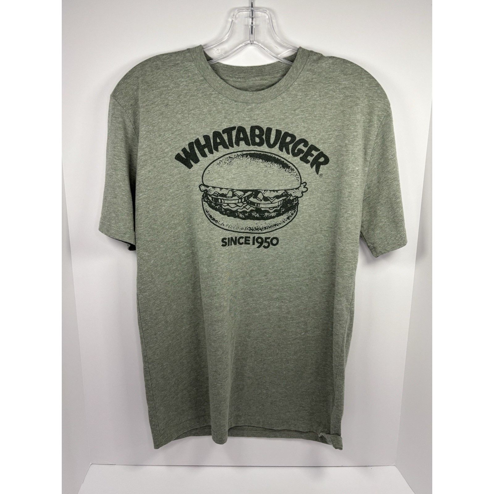 The Unbranded Brand Whataburger Since 1950 Burger Graphic Green Heather Shirt Size US S / EU 44-46 / 1 - 1 Thumbnail