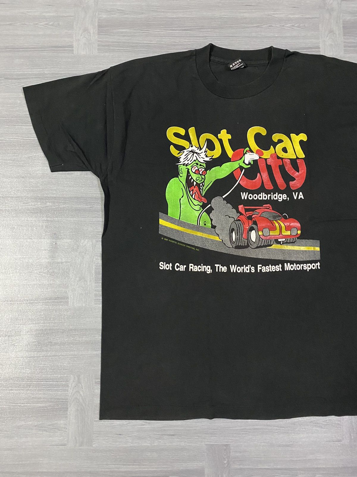 Vintage Vintage 90s Slot Car City Woodbrige VA Size US XL / EU 56 / 4 - 5 Thumbnail