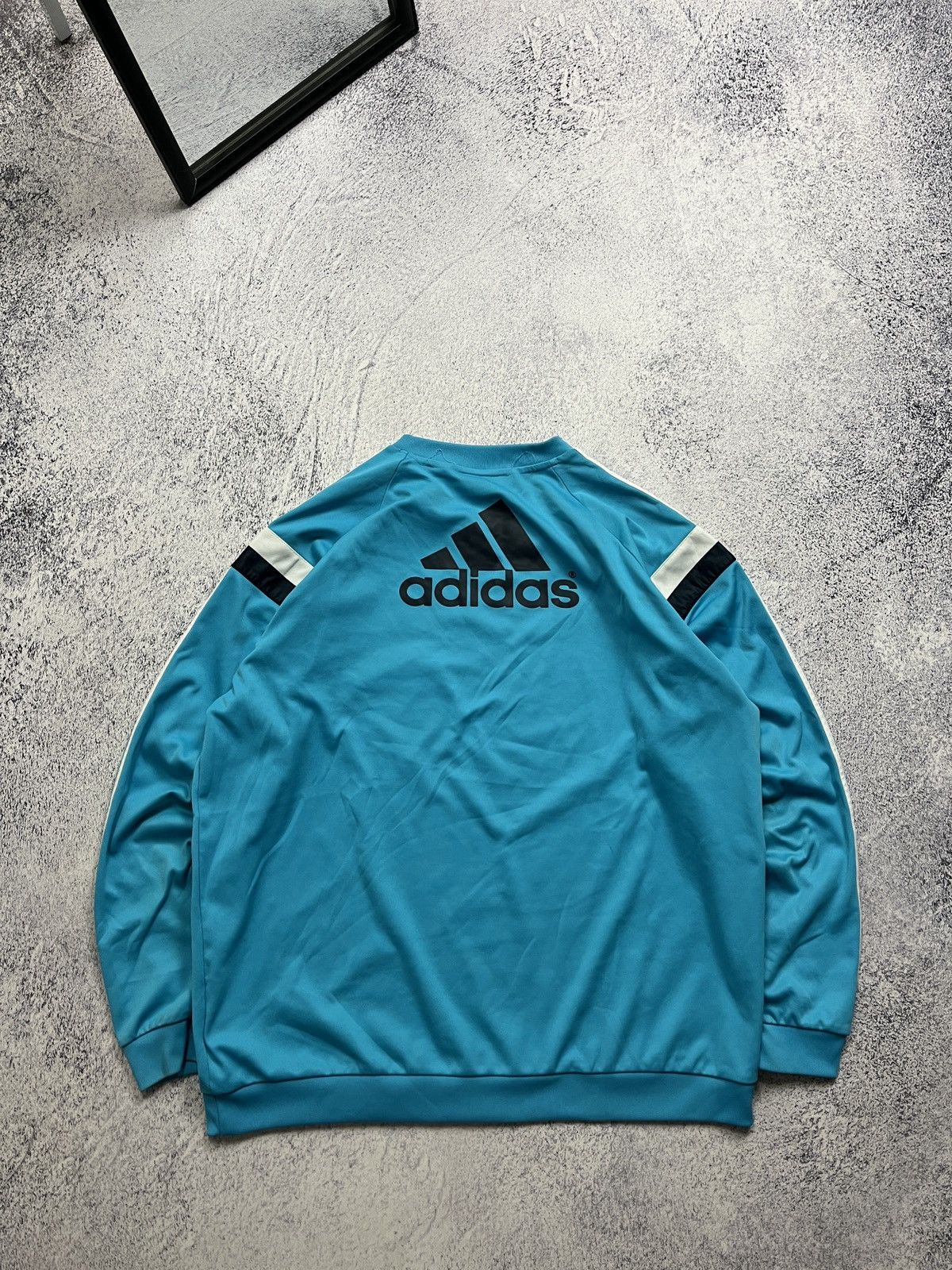 Adidas ⚽️ Adidas Chelsea 2014 Soccer Training Sweatshirt Football Size US XL / EU 56 / 4 - 8 Thumbnail
