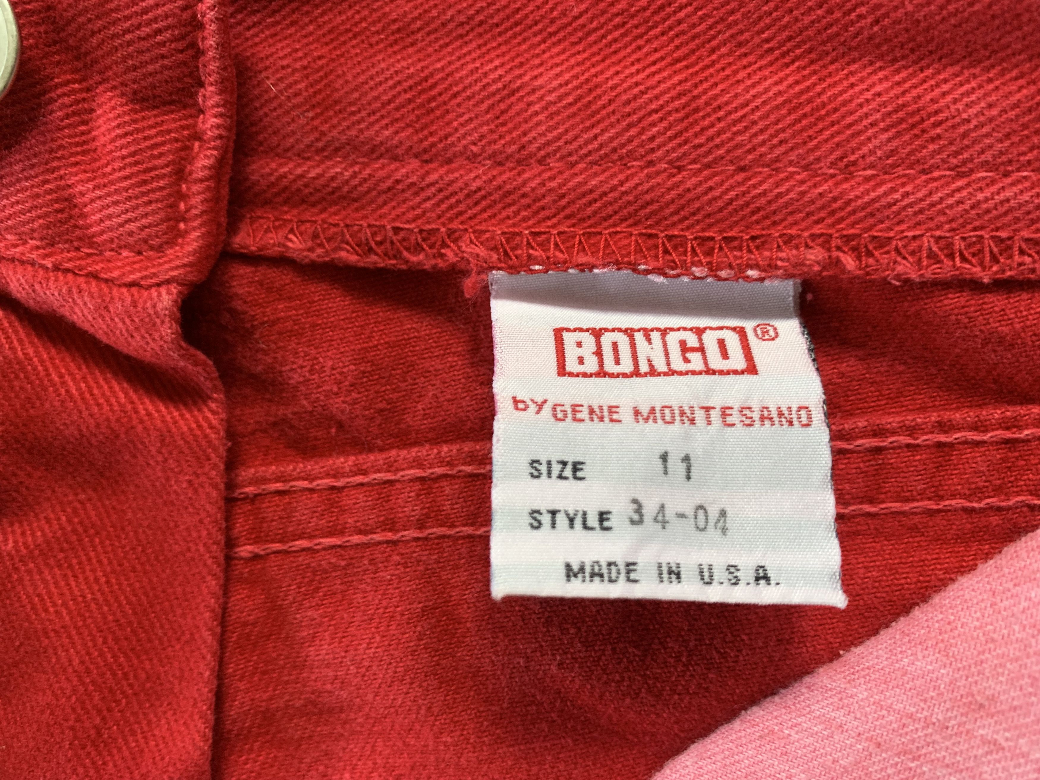 Other Vintage Bongo Jeans Special Reserve Red High Waist Size 28" / US 6 / IT 42 - 9 Thumbnail