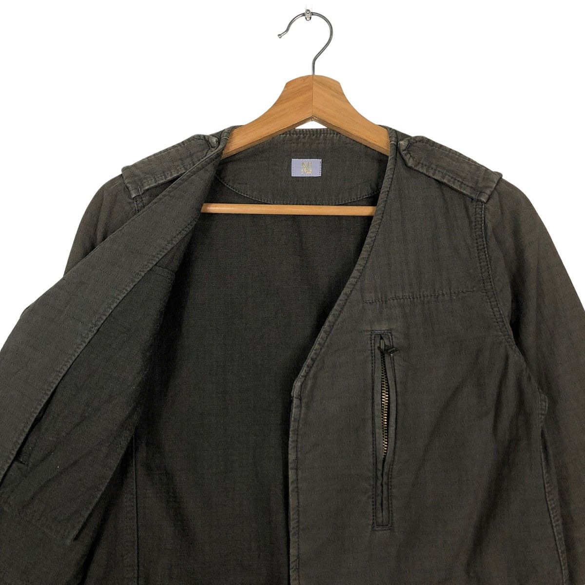 Japanese Brand 🔥CROPPED BIKER JACKET BONDAGE MILITARY NU JAPAN Size US M / EU 48-50 / 2 - 12 Thumbnail