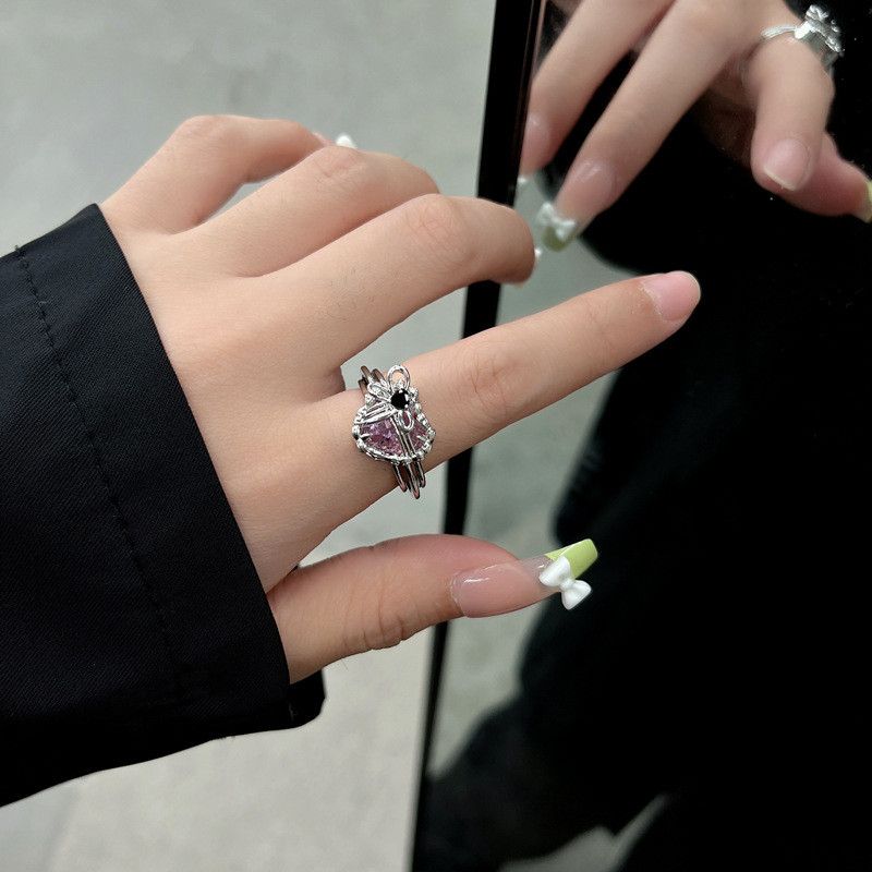 Jewelry Future Jewelry Rings Open Size Chrome Ring (Size 7-13) Size ONE SIZE - 2 Thumbnail