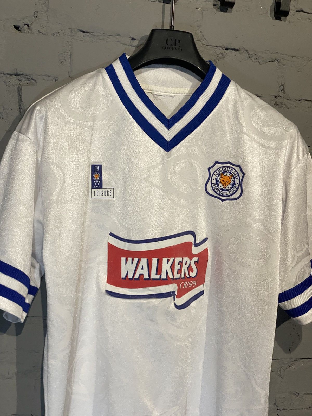 Vintage Jersey Leicester City vintage walkers crisps 1996 Size US XL / EU 56 / 4 - 2 Thumbnail
