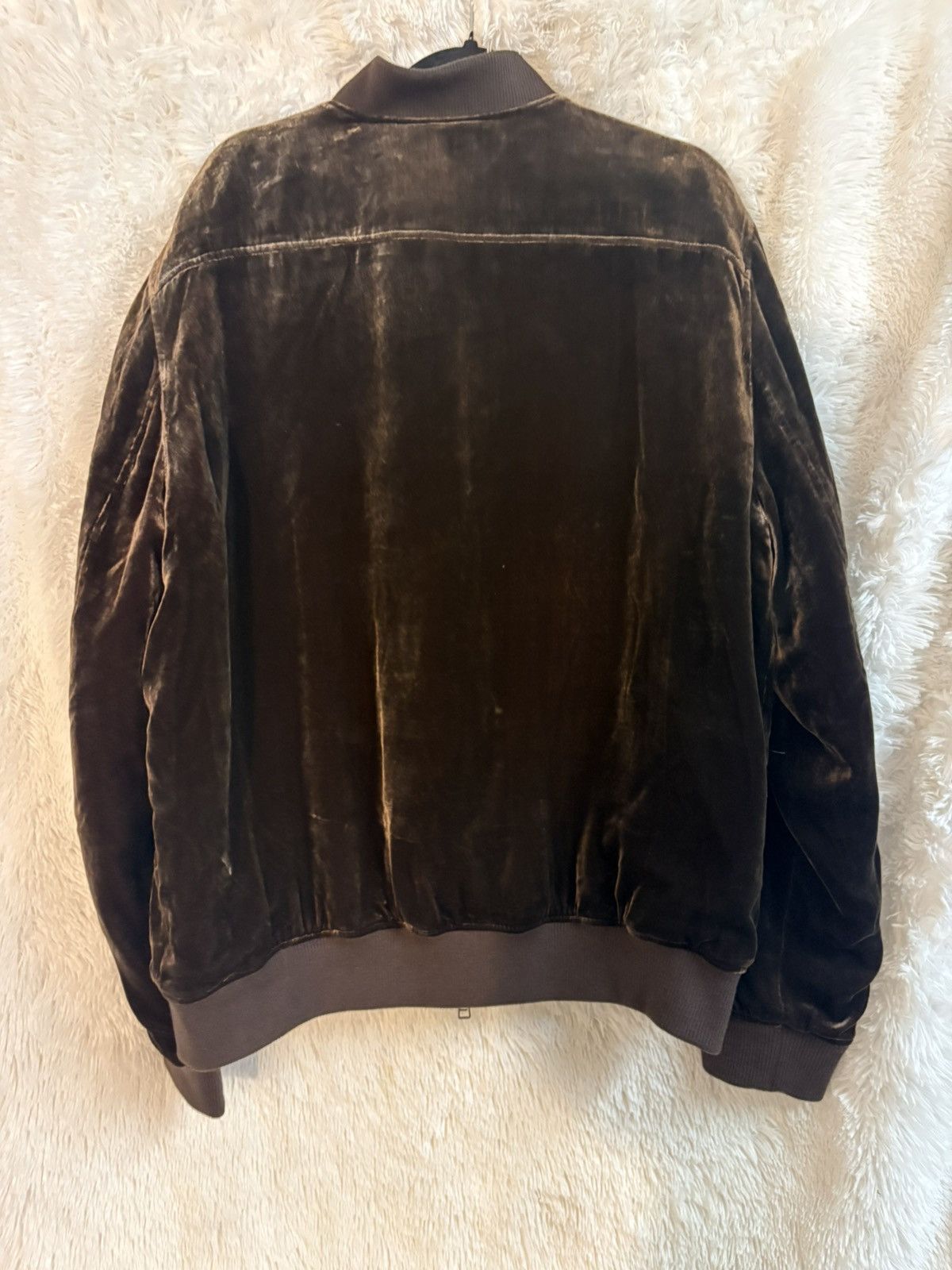 Vince Vince Velvet Bomber Jacket Size US XL / EU 56 / 4 - 5 Thumbnail