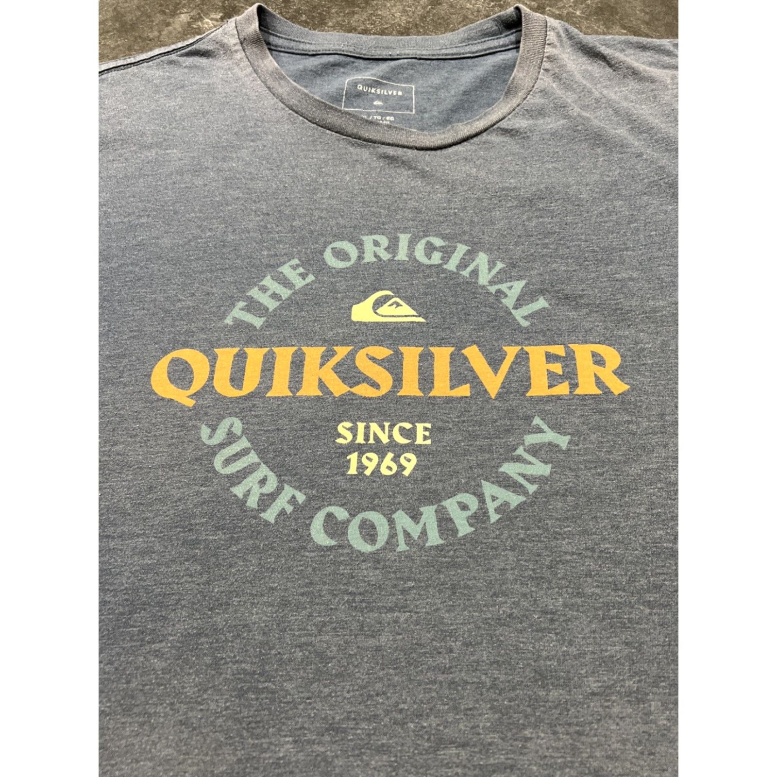 Quiksilver VINTAGE Quiksilver Original Surf Company T-Shirt XL Blue 90s Beach Unisex Adults Size US XL / EU 56 / 4 - 4 Thumbnail