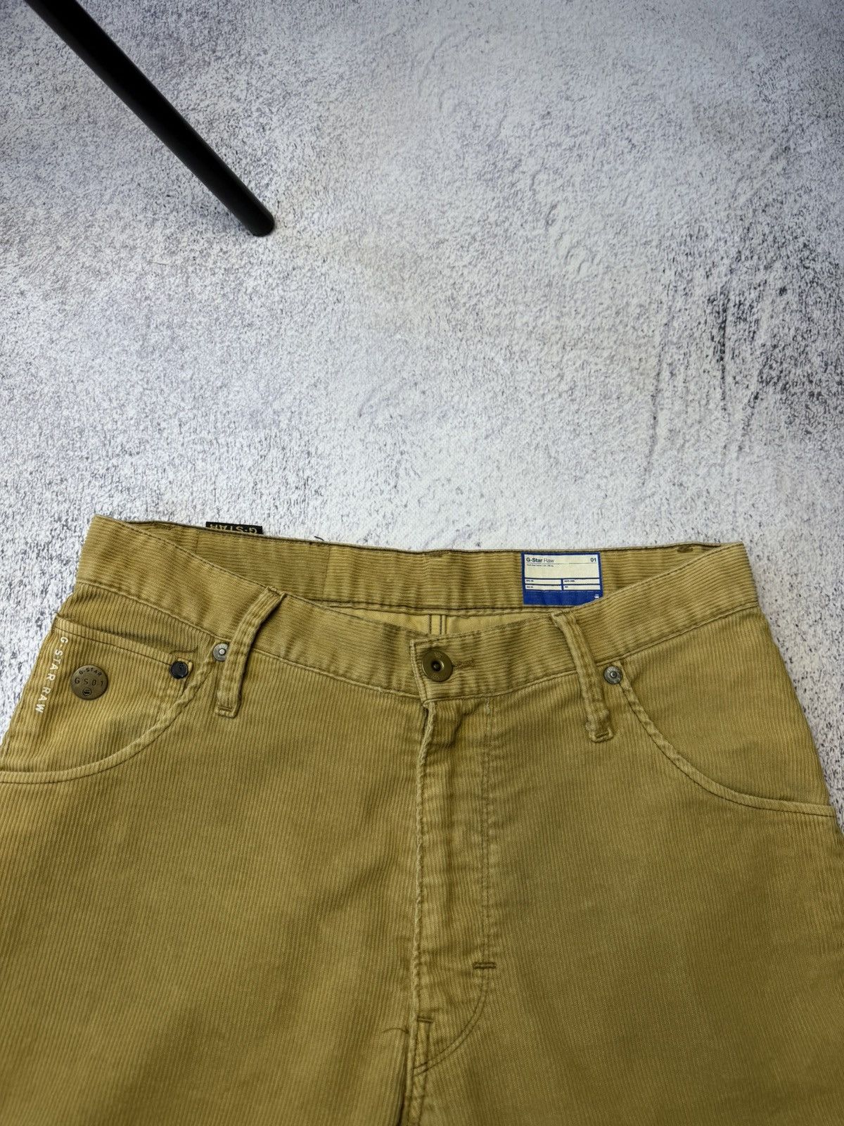 G-Star Vintage G-Star Raw Corduroy Pants Y2K Japanese Size US 32 / EU 48 - 9 Thumbnail
