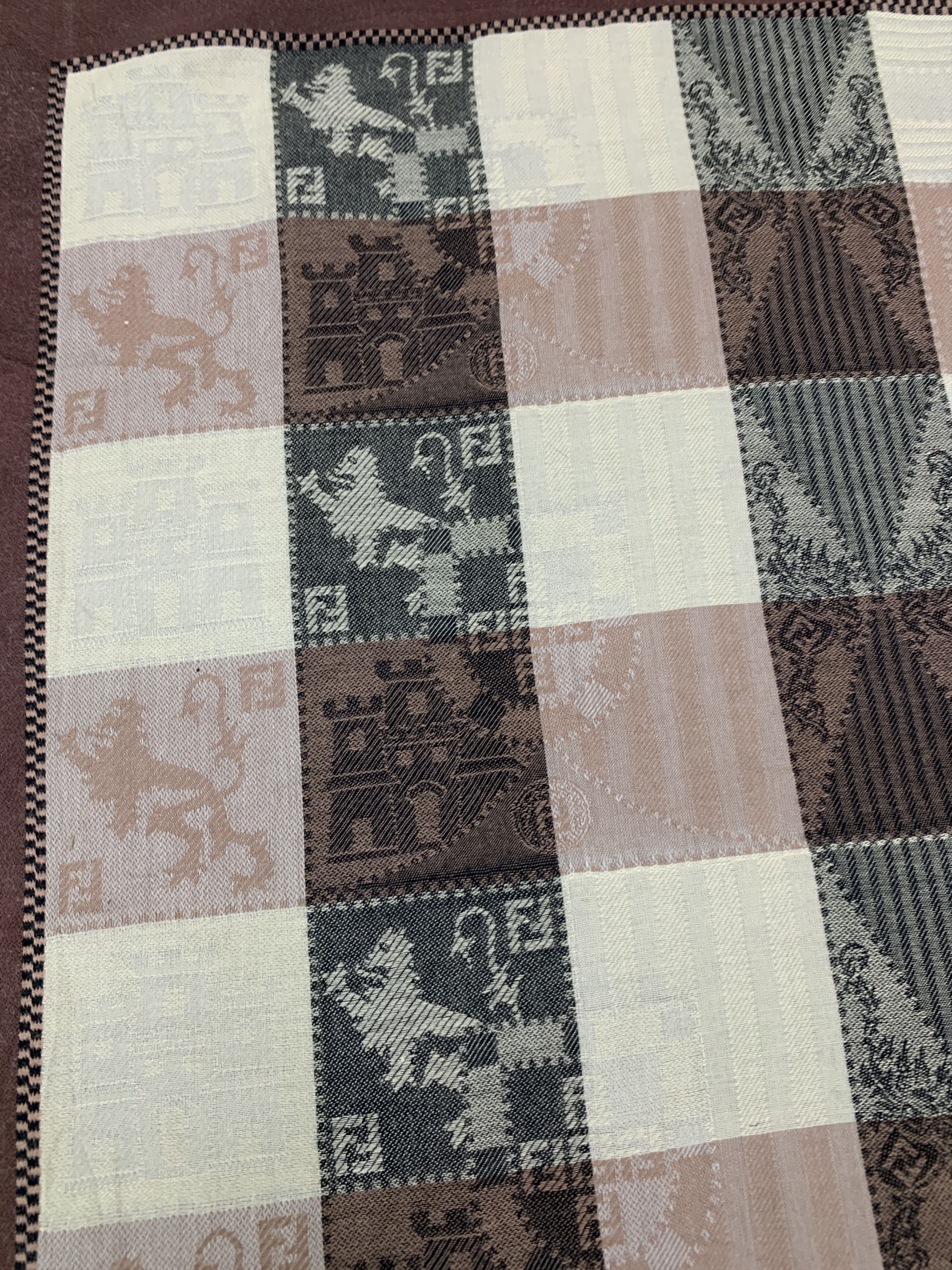 Fendi × Vintage Vintage Fendi Neckerchie Scarf Bandana Handkerchief - HKA916 Size ONE SIZE - 5 Thumbnail
