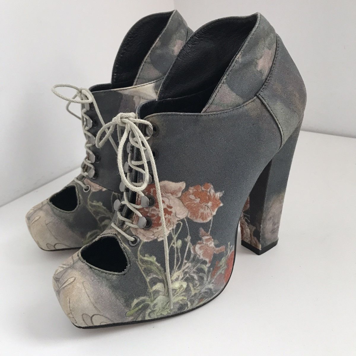 Opening Ceremony × Rodarte Rodarte Open Ceremony Platform Heel Bootie Womens 8 Size US 8 / IT 38 - 1 Thumbnail