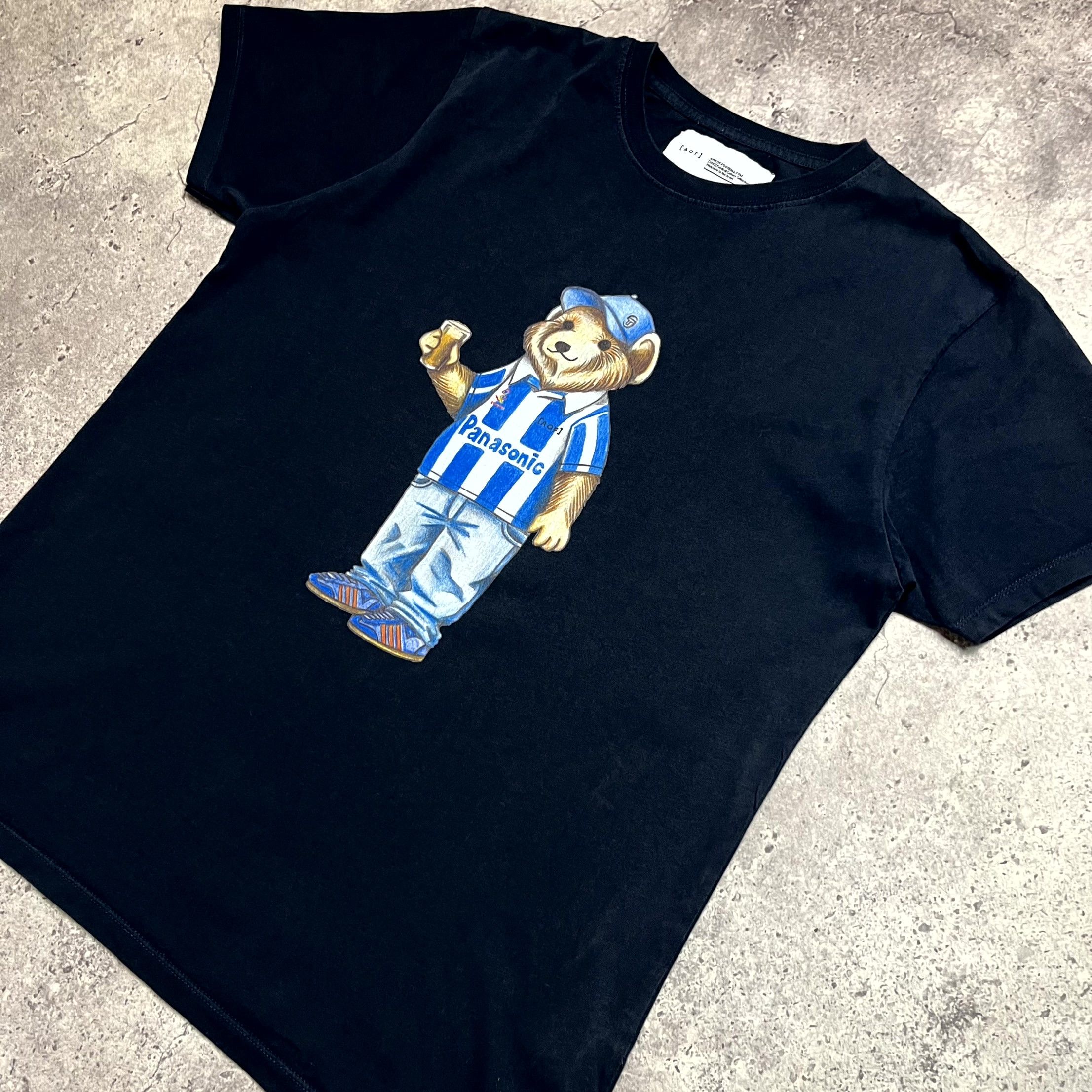 Other Bear Football Fan Graphic Black T-Shirt Panasonic Size S Size US S / EU 44-46 / 1 - 3 Thumbnail