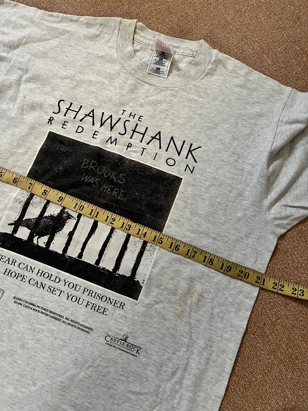 Vintage Vintage SHAWSHANK REDEMPTION Tahirt Size US L / EU 52-54 / 3 - 4 Thumbnail