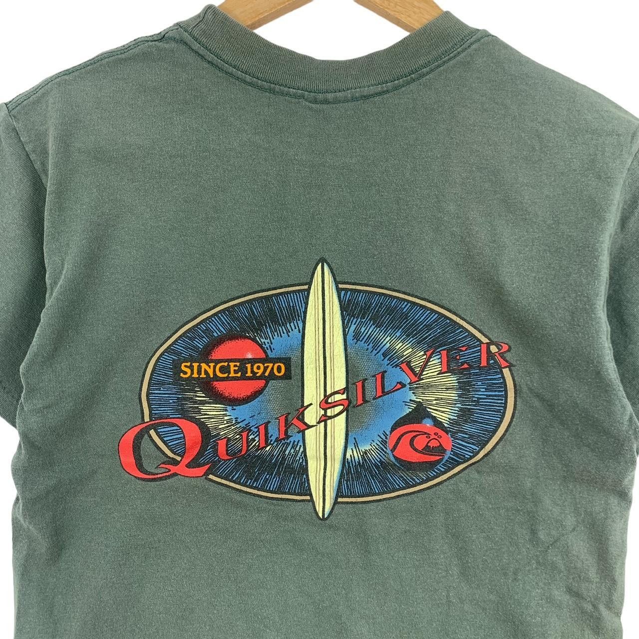 Vintage Vintage 90’ QUIKSILVER SURF BEACH Longboard Tee Shirt Top Size US M / EU 48-50 / 2 - 6 Thumbnail