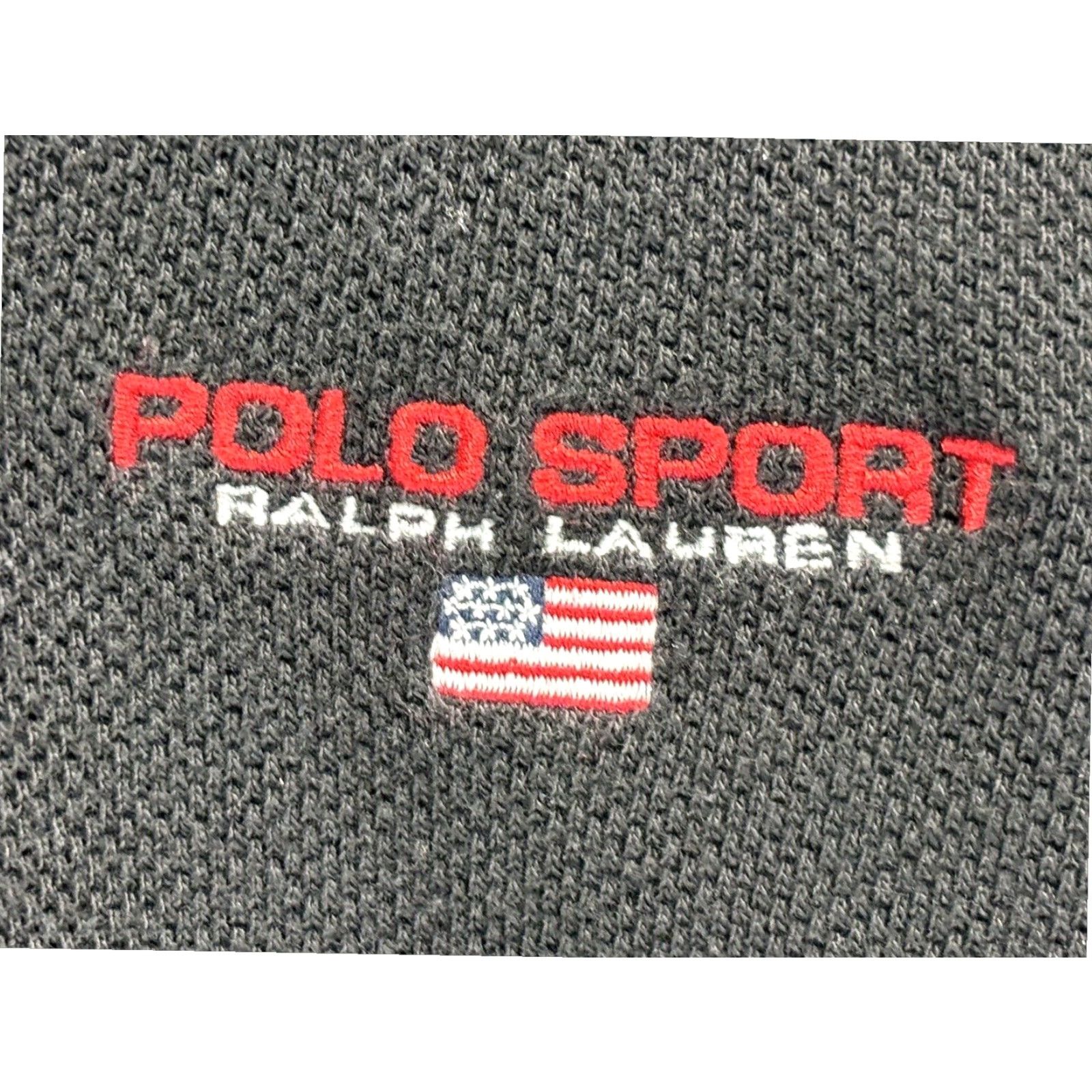 Ralph Lauren VINTAGE Polo Jeans Co Ralph Lauren Knit Polo Shirt Medium Black Short Sleeve 90s Mens Size US M / EU 48-50 / 2 - 4 Thumbnail
