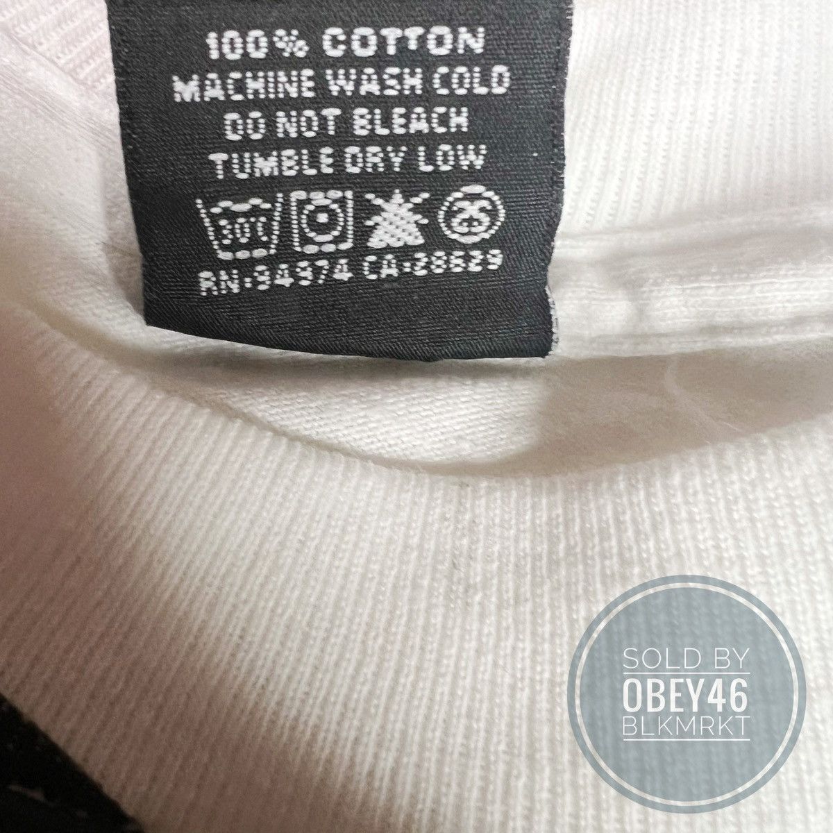 Rare J DILLA X STUSSY Collaboration White T-Shirt Sample M