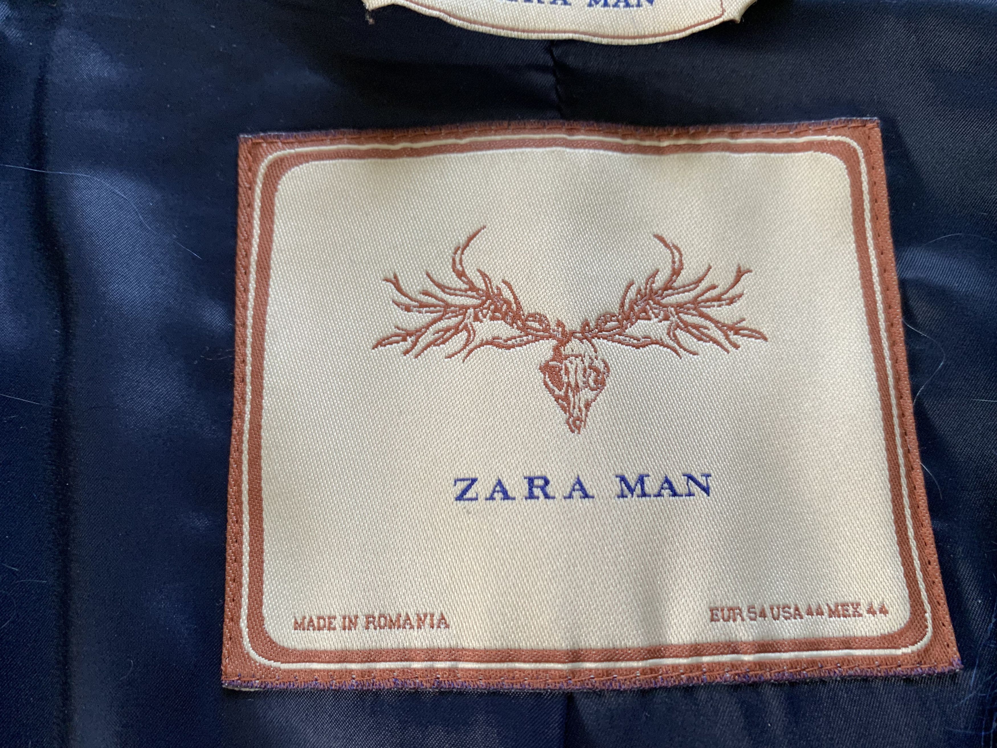 Zara Zara Man Casual Tweed Blazer Jacket Size 44L - 6 Thumbnail