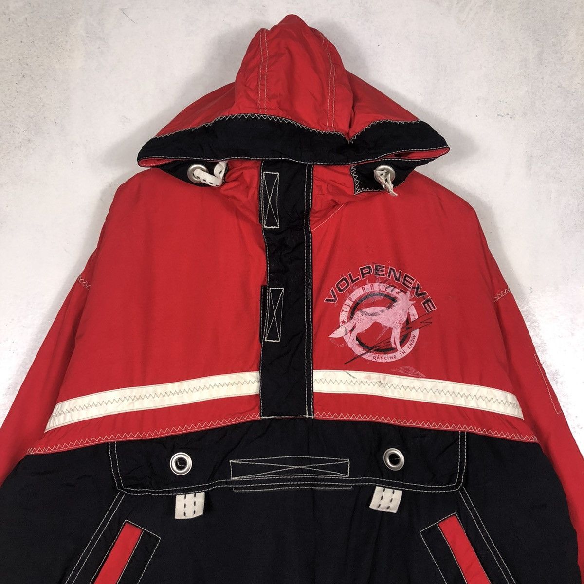 Japanese Brand × Vintage 📌VINTAGE ANORAK SKI JACKET VOLPENEVE JAPAN ART DESIGN Size US L / EU 52-54 / 3 - 4 Thumbnail