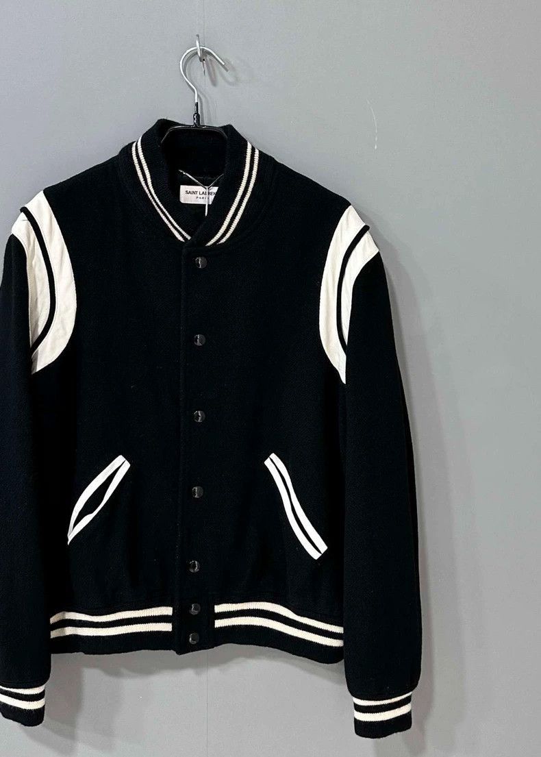 Saint Laurent Paris Saint Laurent Paris Classic baseball jacket-2506 Size US M / EU 48-50 / 2 - 2 Thumbnail