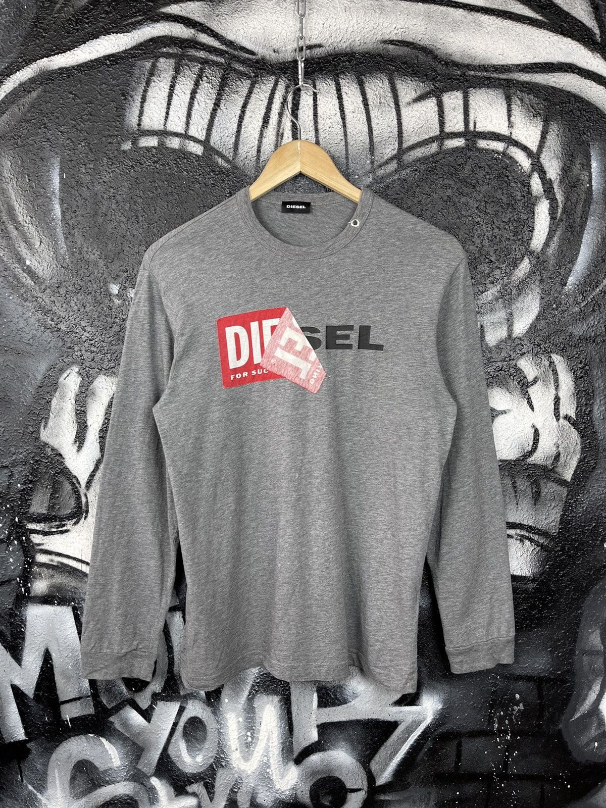 Designer × Diesel Diesel Box Logo Longsleeve Woman’s Size M Size M / US 6-8 / IT 42-44 - 2 Thumbnail
