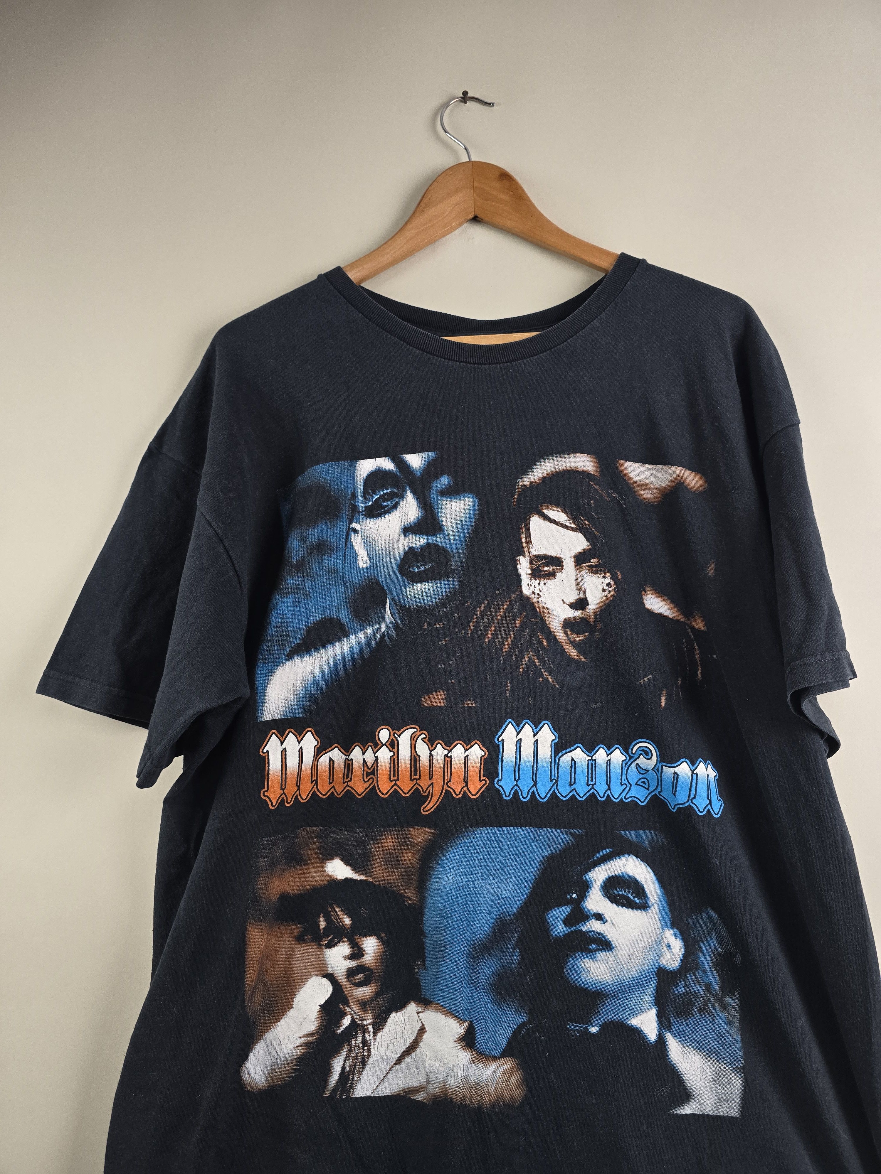 Band Tees × Marilyn Manson × Vintage 2004 Marilyn Manson XL 23" 30" Size US XL / EU 56 / 4 - 2 Thumbnail