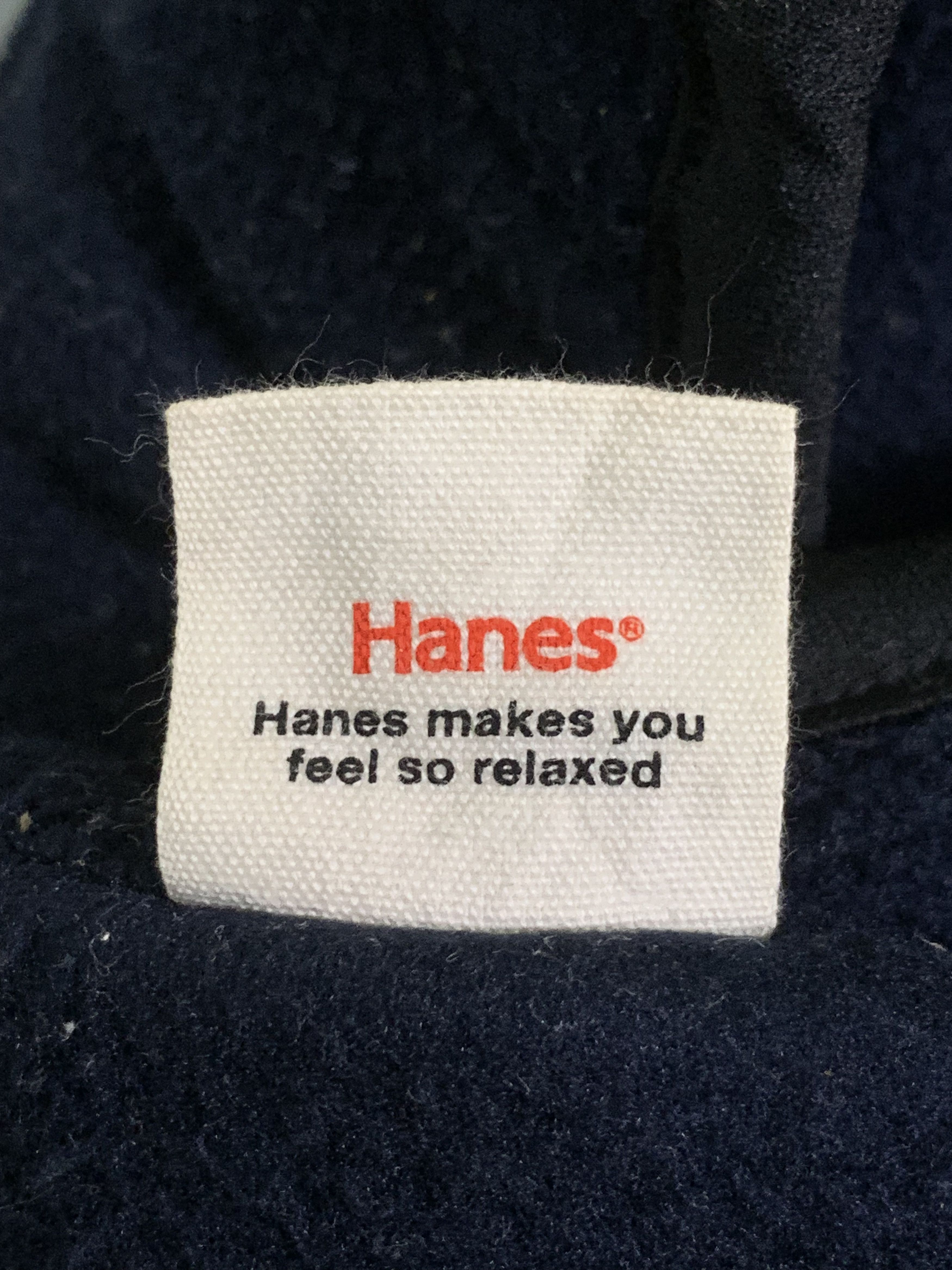 Hanes × Vintage Rare Design Vintage Hanes Fleece Zipper Sweater Size US M / EU 48-50 / 2 - 5 Thumbnail