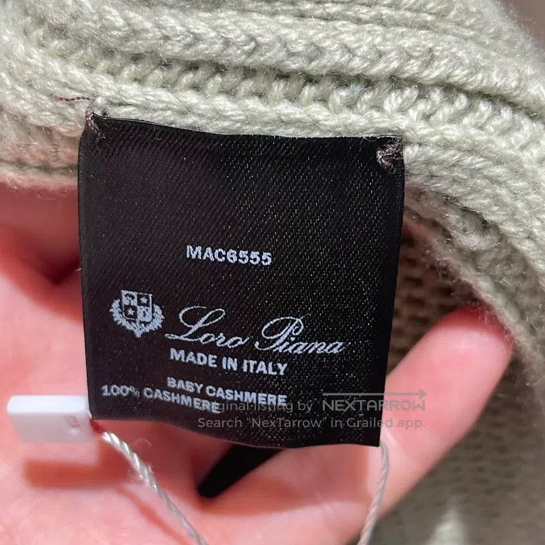 Loro Piana Loro Piana Mint Green High Neck Knit Cashmere Sweater Size M / US 6-8 / IT 42-44 - 4 Thumbnail