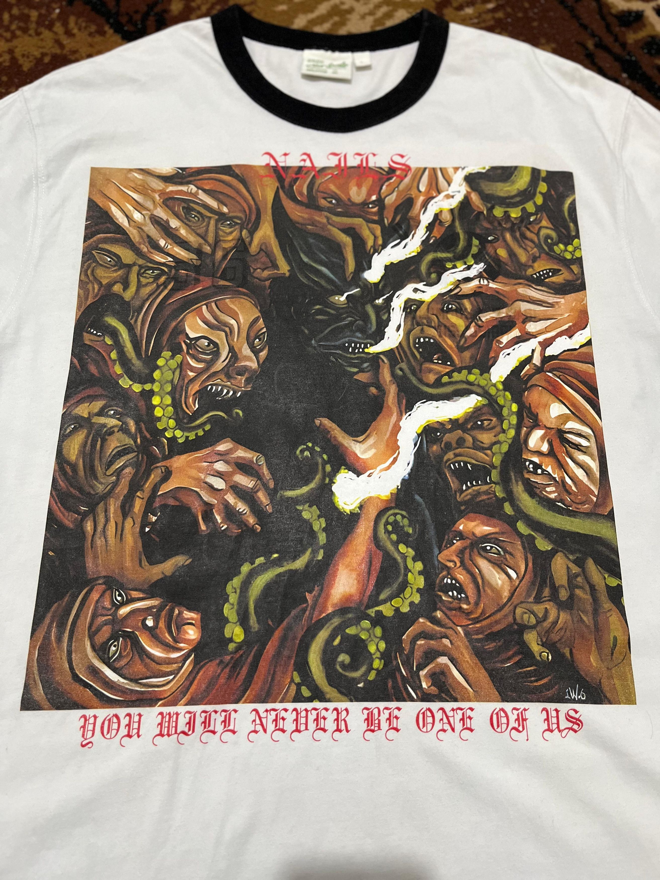 Band Tees Nails Tyranny Hardcore Ringer tee Size US L / EU 52-54 / 3 - 2 Thumbnail