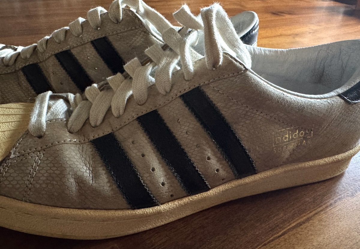 Adidas Adidas Superstar Snakeskin Grey Size US 10.5 / EU 43-44 - 7 Thumbnail