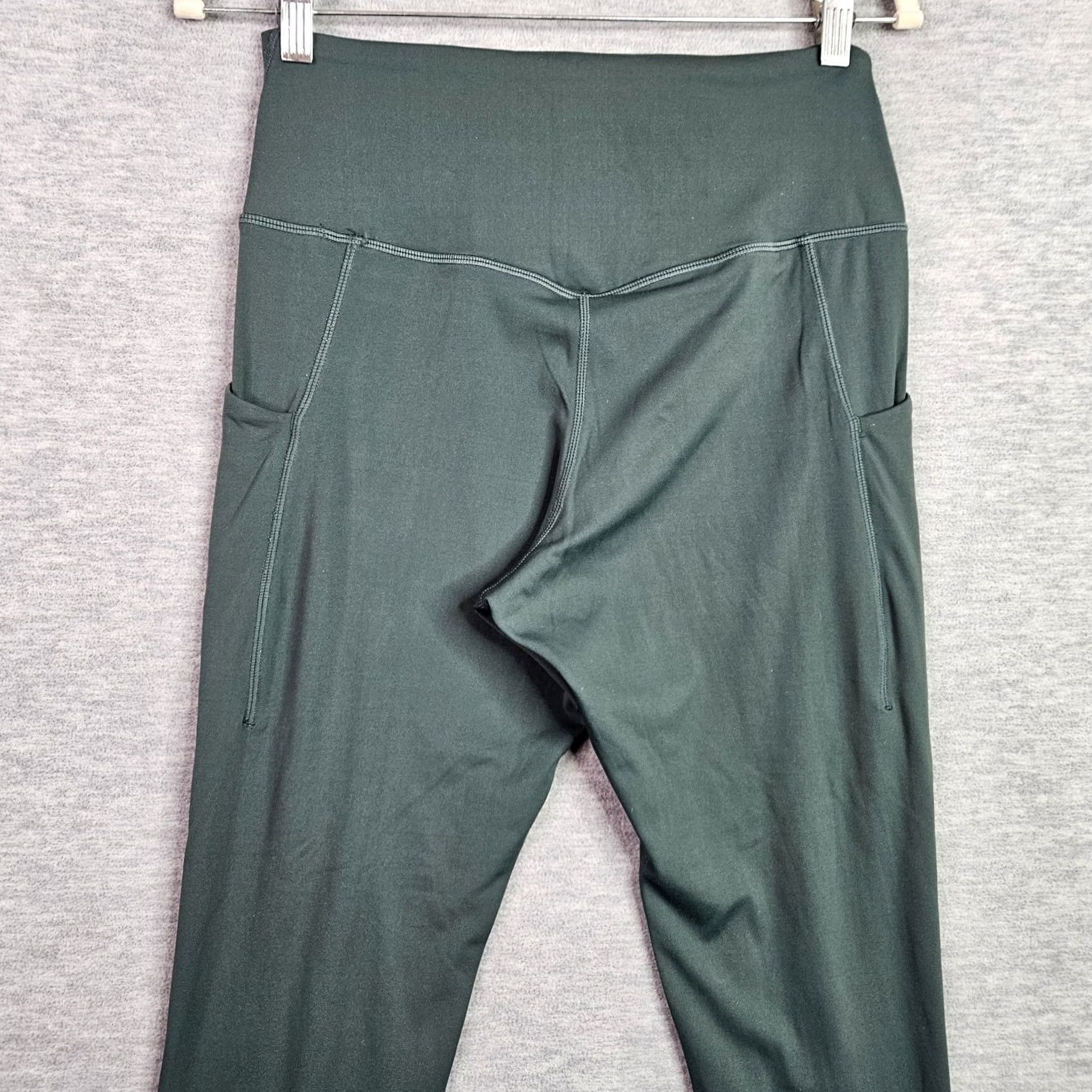 Quince Quince Activewear Pants Womens L Green Women Leggings Size High Rise Pocket Yoga Size 36" / US 14 / IT 50 - 3 Thumbnail