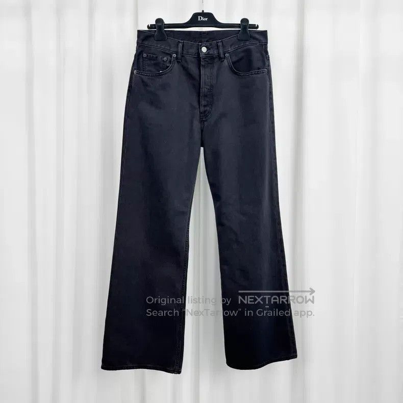 Acne Studios Acne Studios 2021M Series Gunmetal Washed Denim Pants Size US 31 - 1 Thumbnail