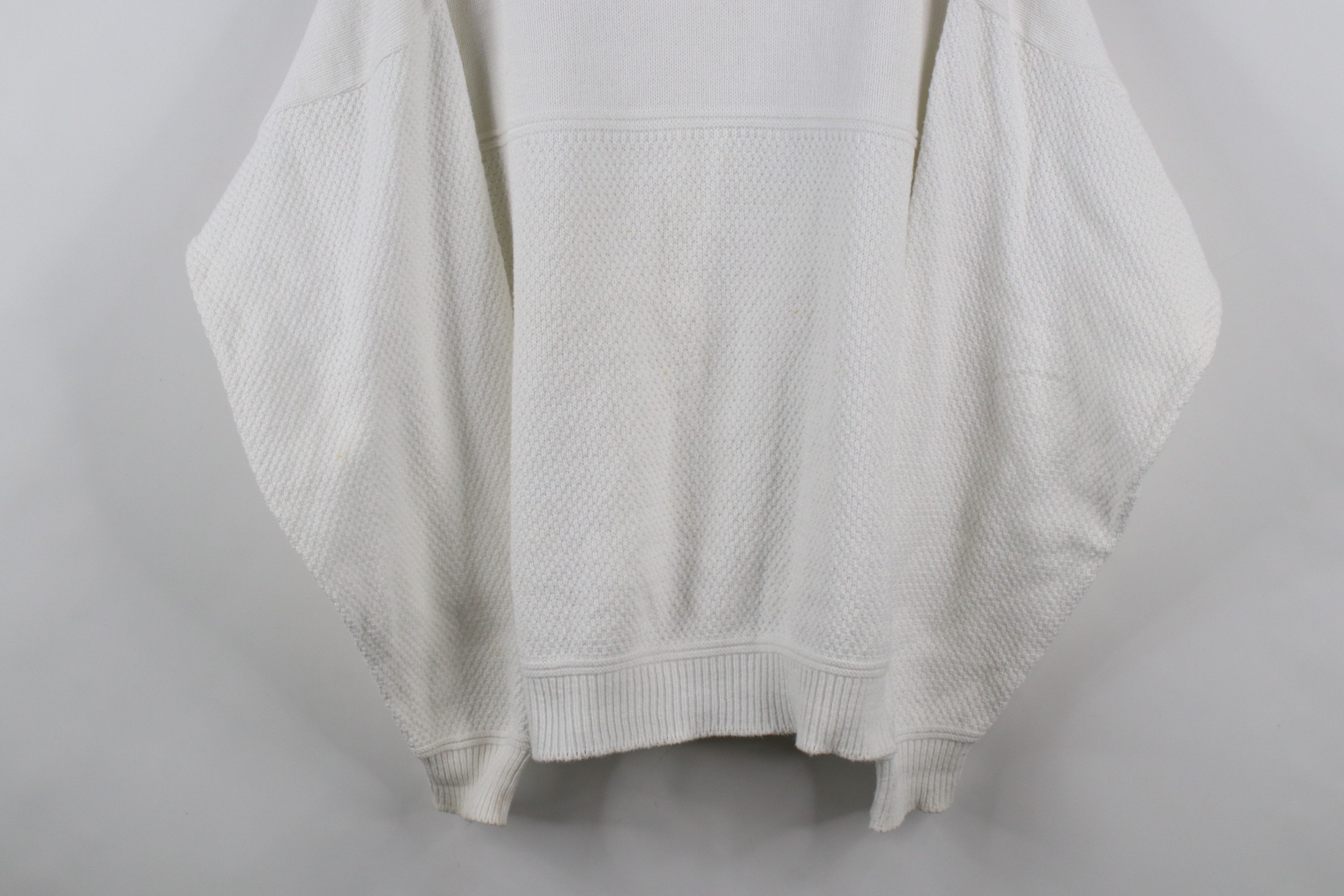 Vintage Vintage 90s Streetwear Cotton Textured Knit Sweater USA Size US XXL / EU 58 / 5 - 3 Thumbnail