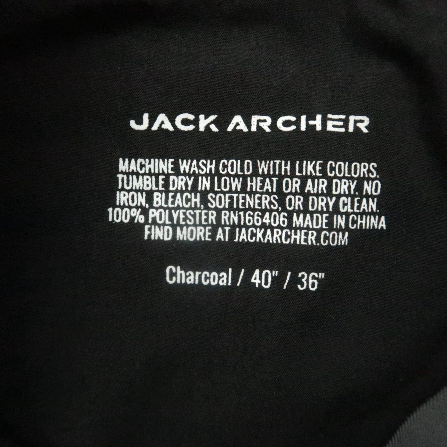 Vintage Jack Archer Pants Mens 40x36 Charcoal Gray Jetsetter Chino Performance Trouser Size US 40 / EU 56 - 4 Thumbnail