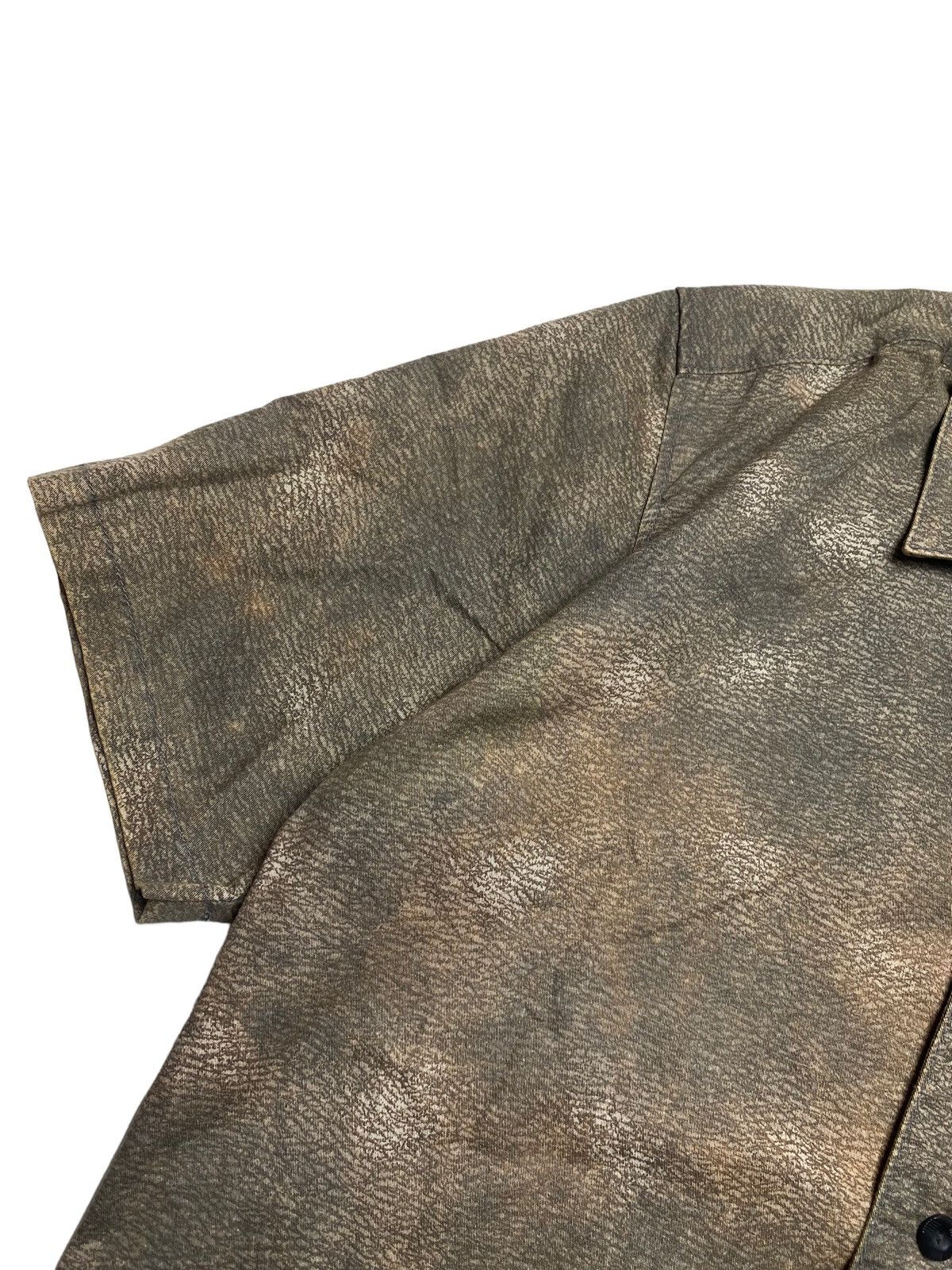If Six Was Nine 2000s L7 Real Hip - Mud Wash Rusted Short Button Shirt Size US M / EU 48-50 / 2 - 6 Thumbnail