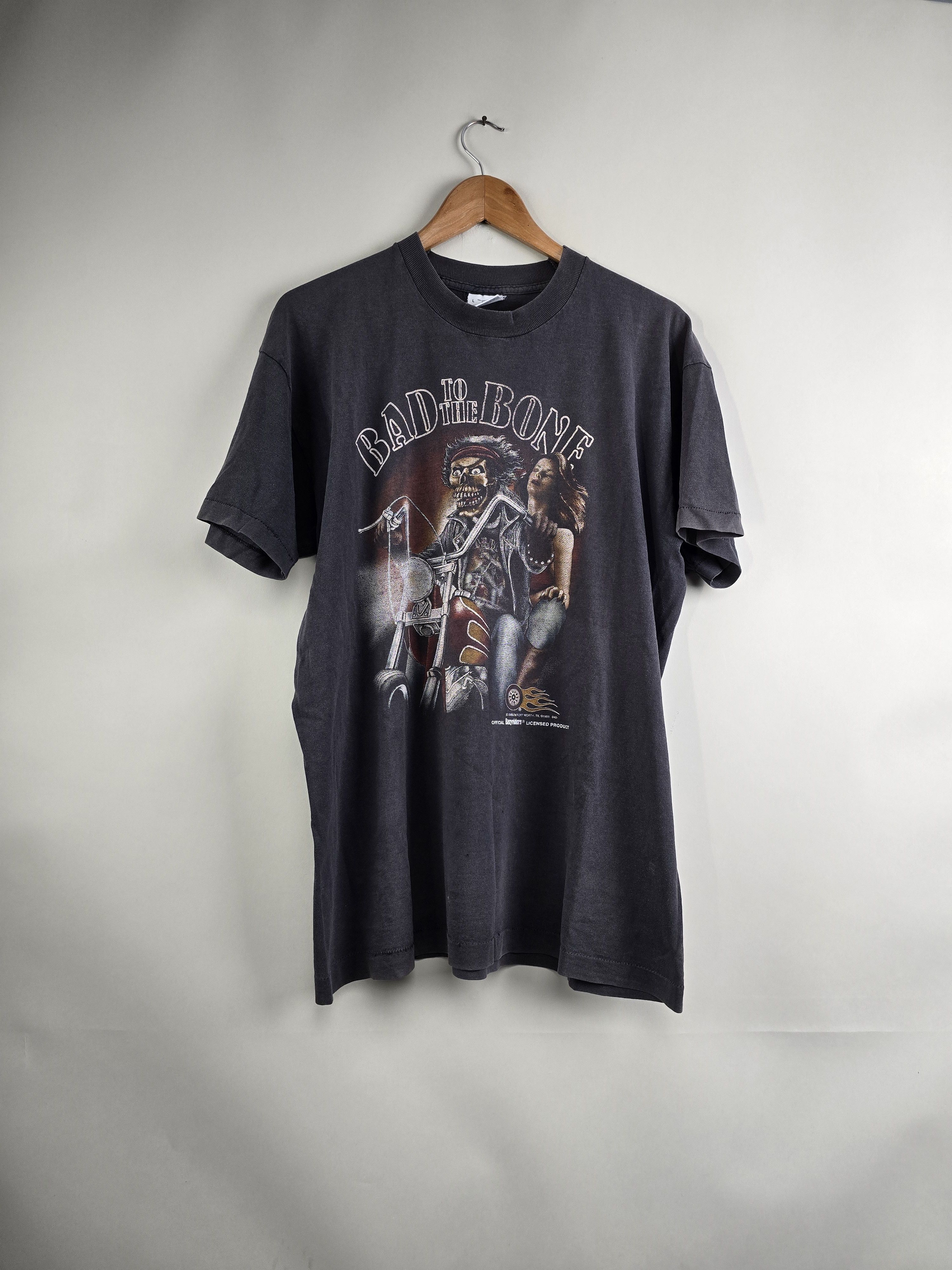 Harley Davidson × Vintage 1996 Bad to the bone 3D Emblem Easy riders L 22" 29" Size US L / EU 52-54 / 3 - 8 Thumbnail