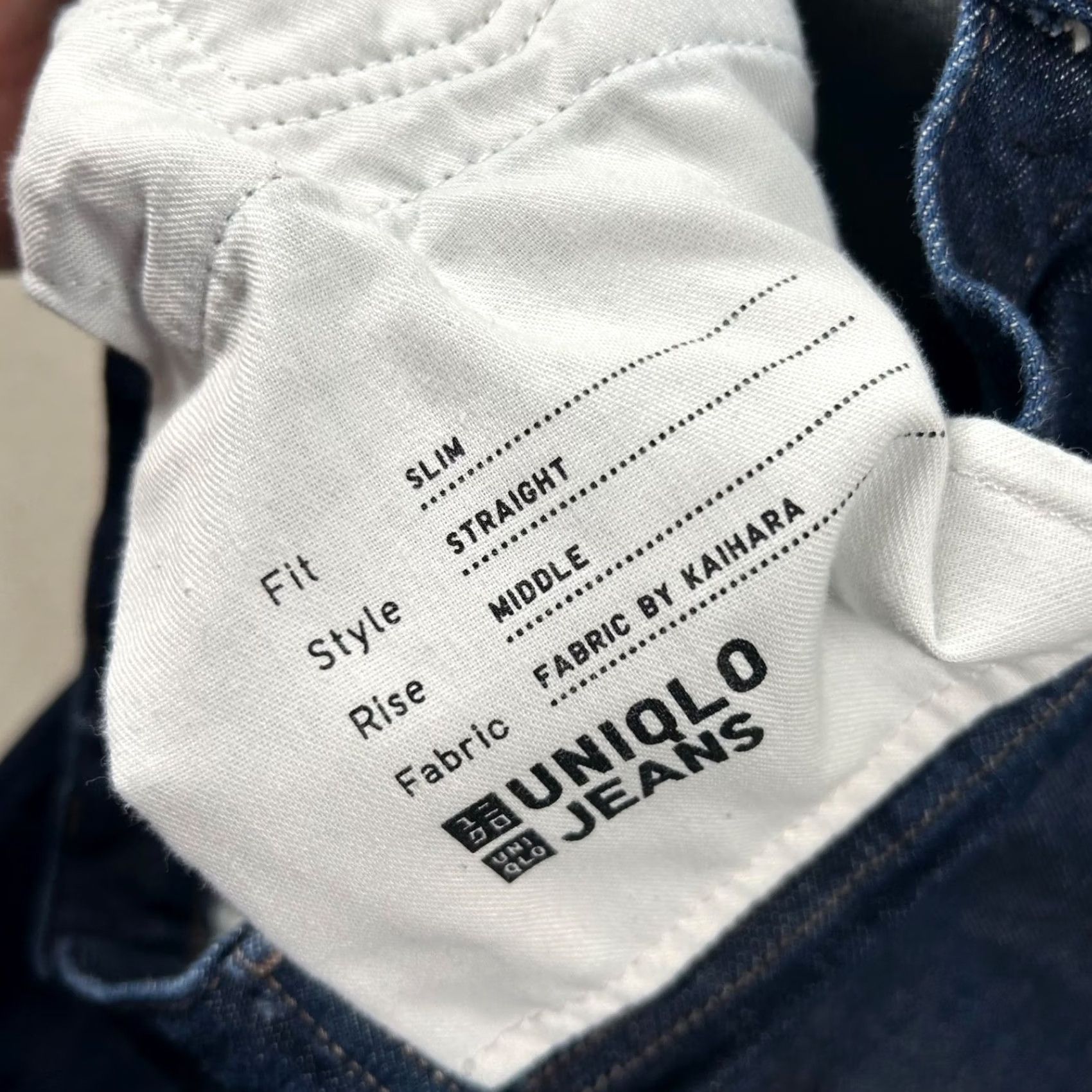 Uniqlo Uniqlo Jeans Slim Mens 30x32 Selvedge Japanese Denim Kaihara Dark WashBlue 5-Pocket Regular Inseam 32 Vintage No Boss? Size US 30 / EU 46 - 3 Thumbnail