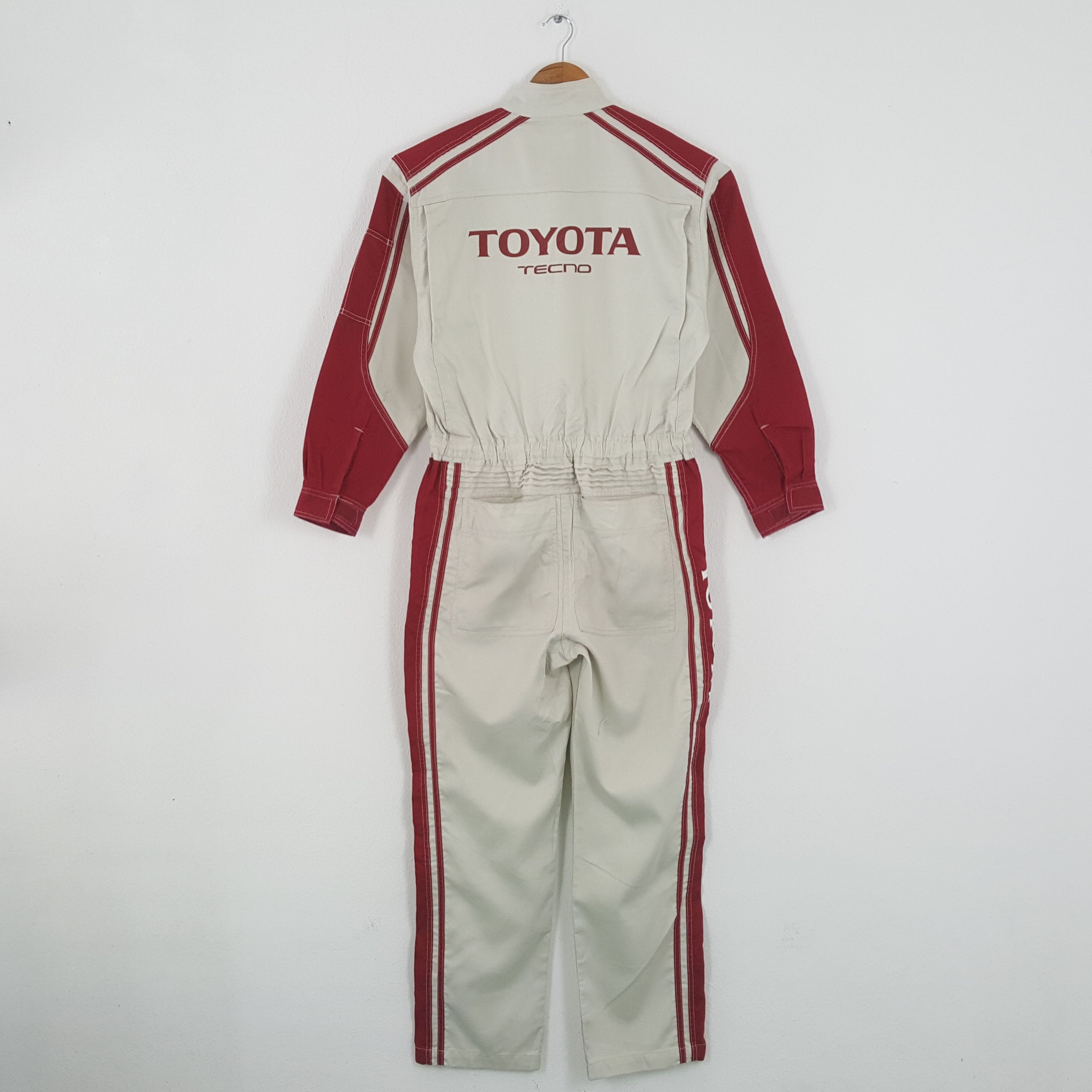 Vintage Vintage TOYOTA TECNO Japanese Racing Team Coerall Jacket Size US M / EU 48-50 / 2 - 1 Thumbnail