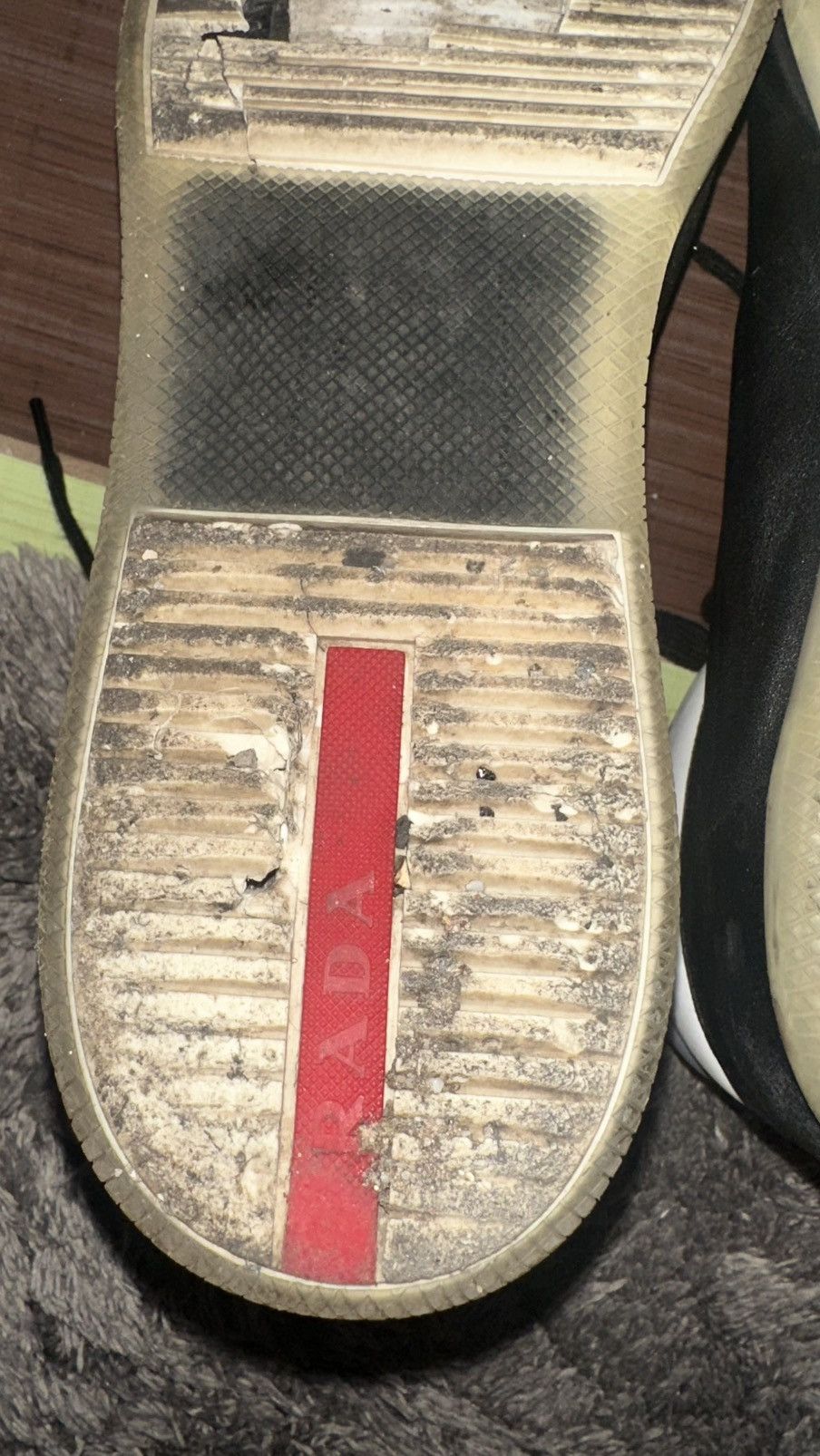 Prada Prada hi-tops Size US 12 / EU 45 - 19 Thumbnail