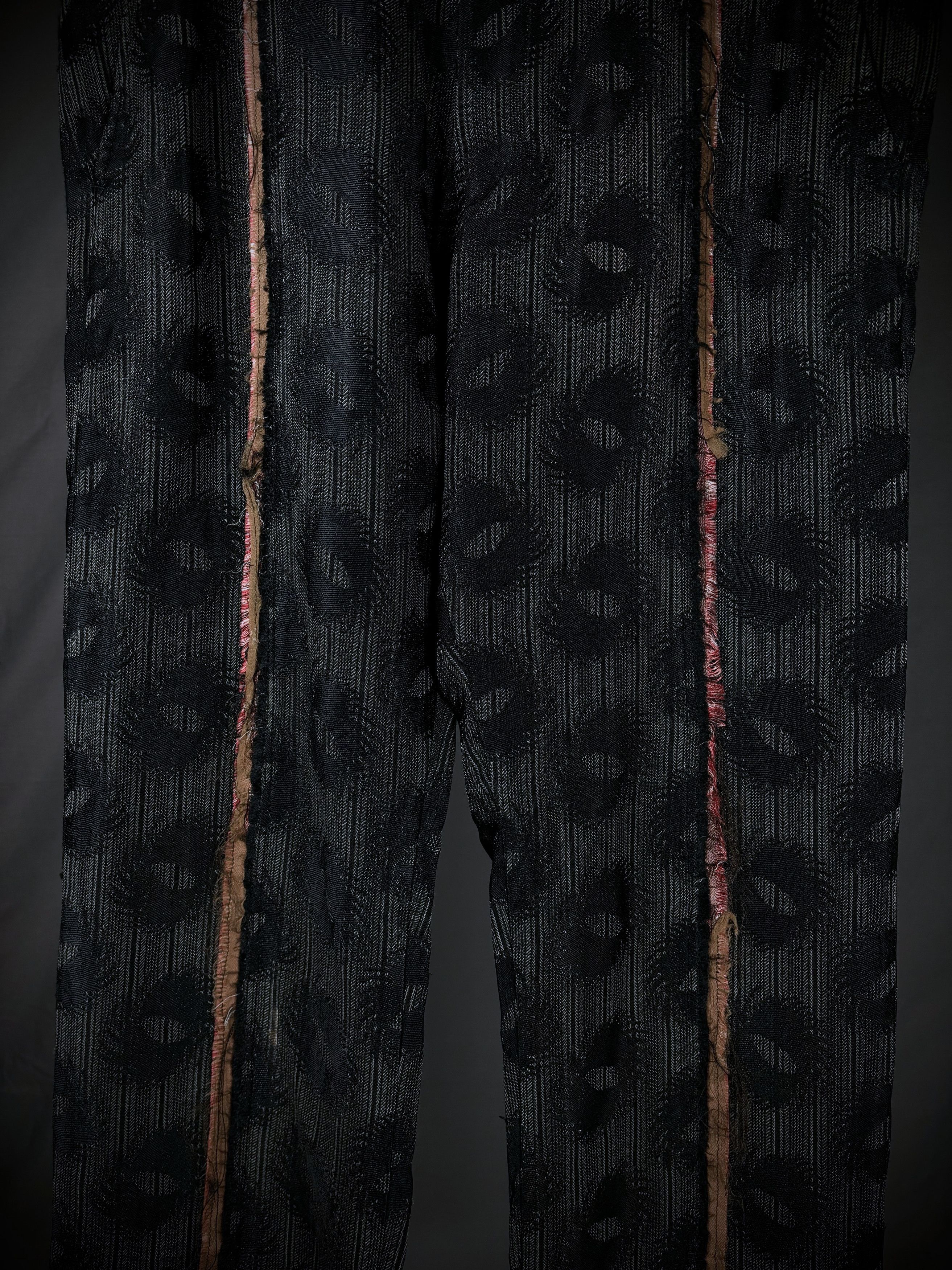 Comme des Garcons Homme Plus CDG Homme Plus Distressed Jacquard Trousers – AW02 Size US 31 - 4 Thumbnail