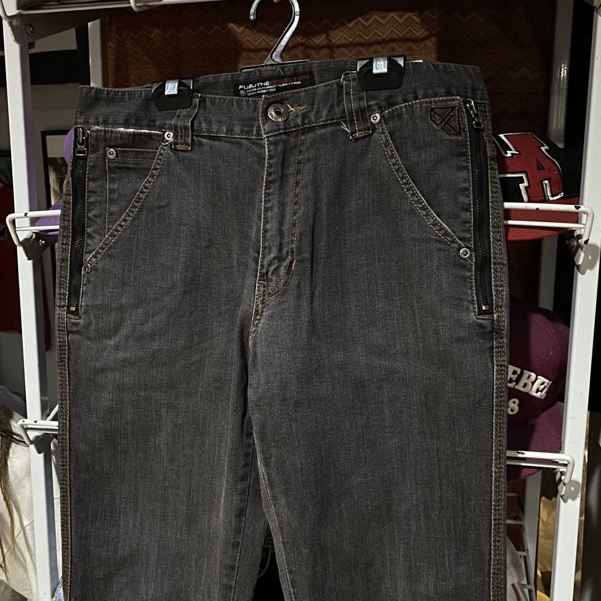 Fubu Vintage 90’s FUBU Buckle Denim Jeans Size US 32 / EU 48 - 3 Thumbnail