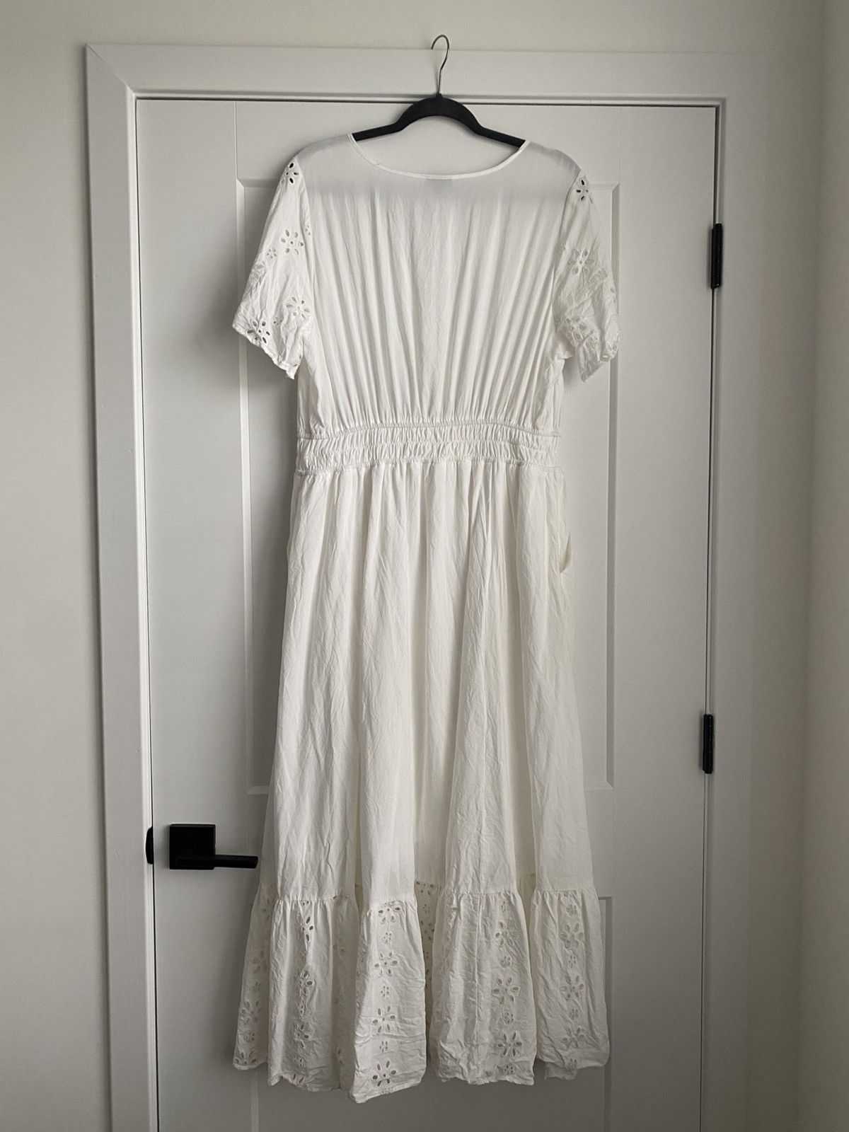 Torrid Torrid Sz 1 White Maxi Challis Pockets Dress Pre-Owned Size XXL / US 16-18 / IT 52-54 - 10 Thumbnail