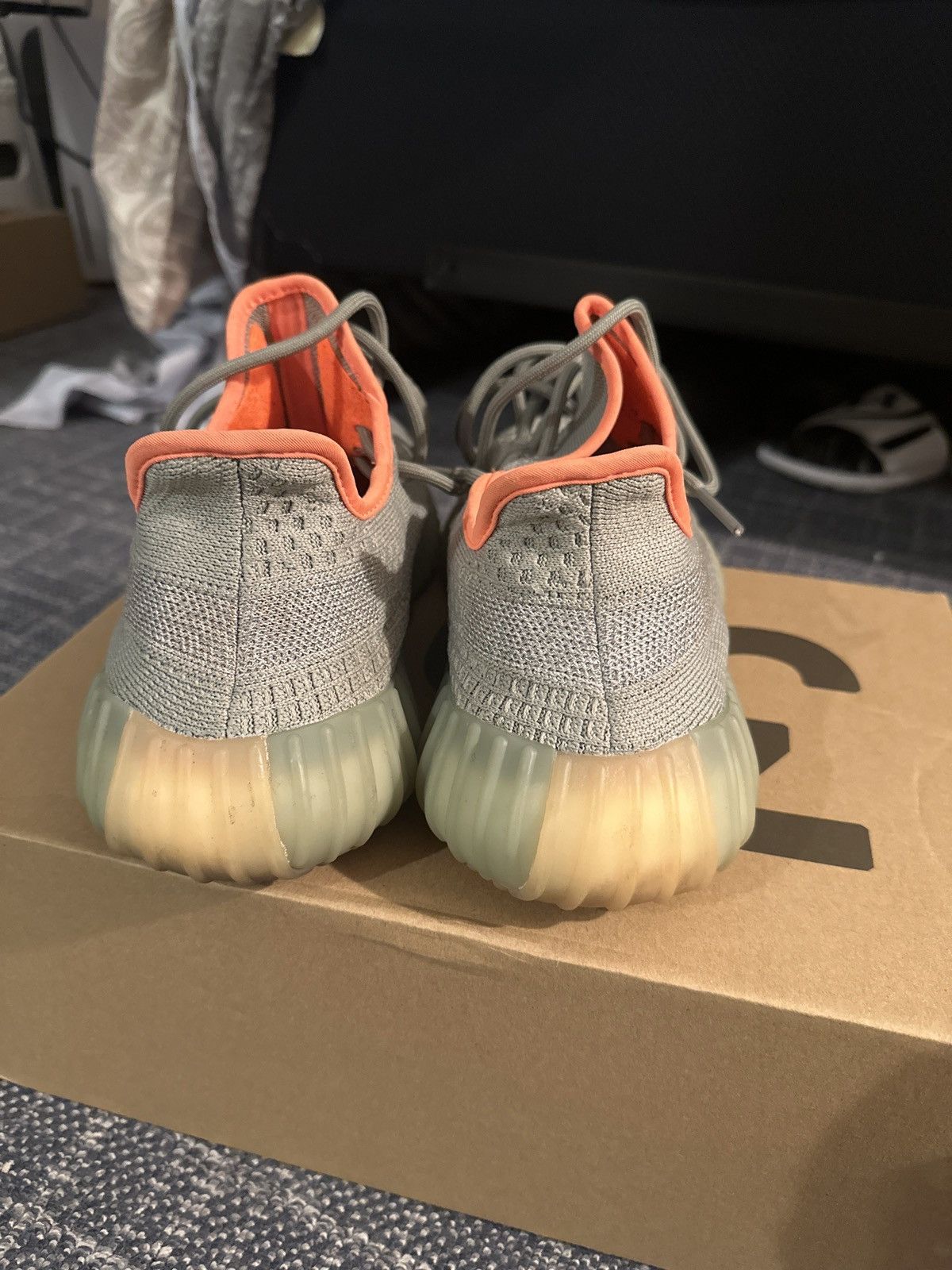 Adidas × Yeezy Yeezy Boost 350 V2 Sage Size US 12 / EU 45 - 4 Thumbnail