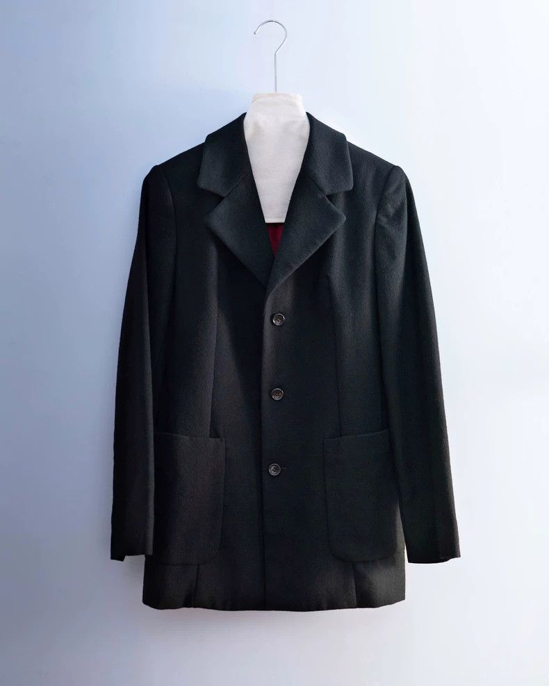 Comme des Garcons Comme des Garcons Black wool suit jacket 100% wool Size S / US 4 / IT 40 - 9 Thumbnail