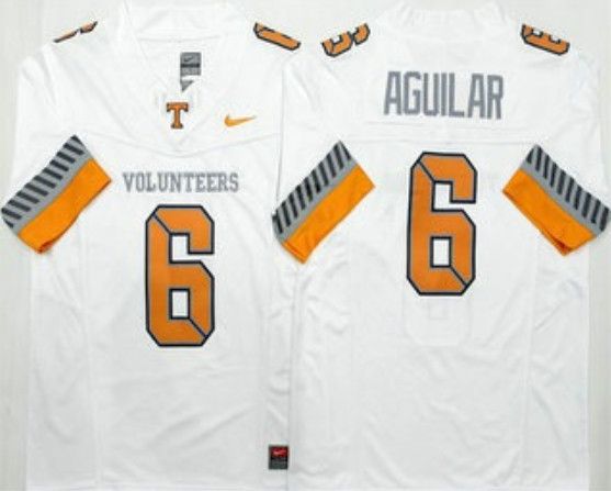 Other Tennessee Volunteers #6 Joey Aguilar Jersey White Size US L / EU 52-54 / 3 - 3 Thumbnail