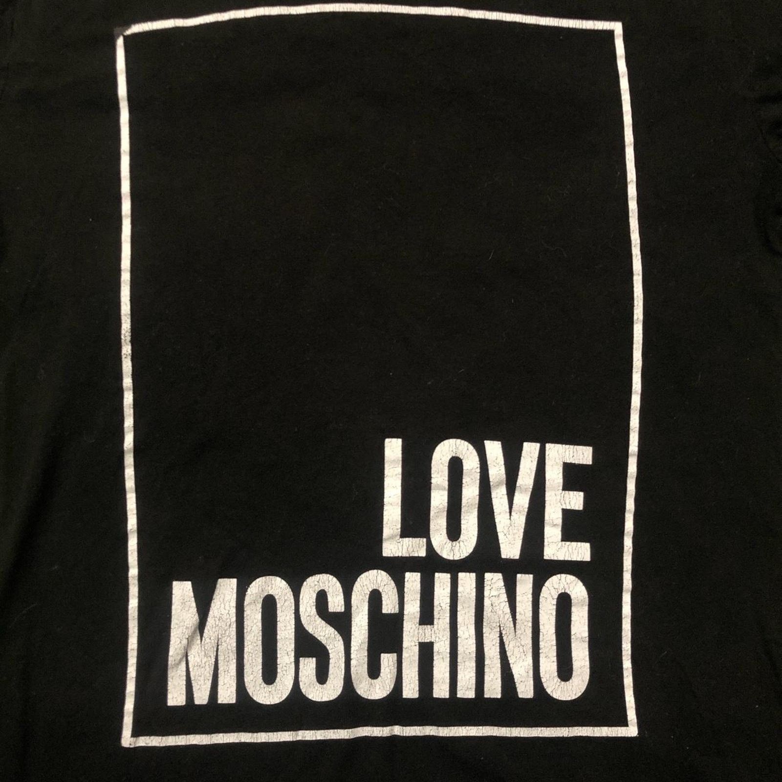 Love Moschino Women's Black ‘Love Moschino’ Graphic Tee Size XS / US 0-2 / IT 36-38 - 4 Thumbnail