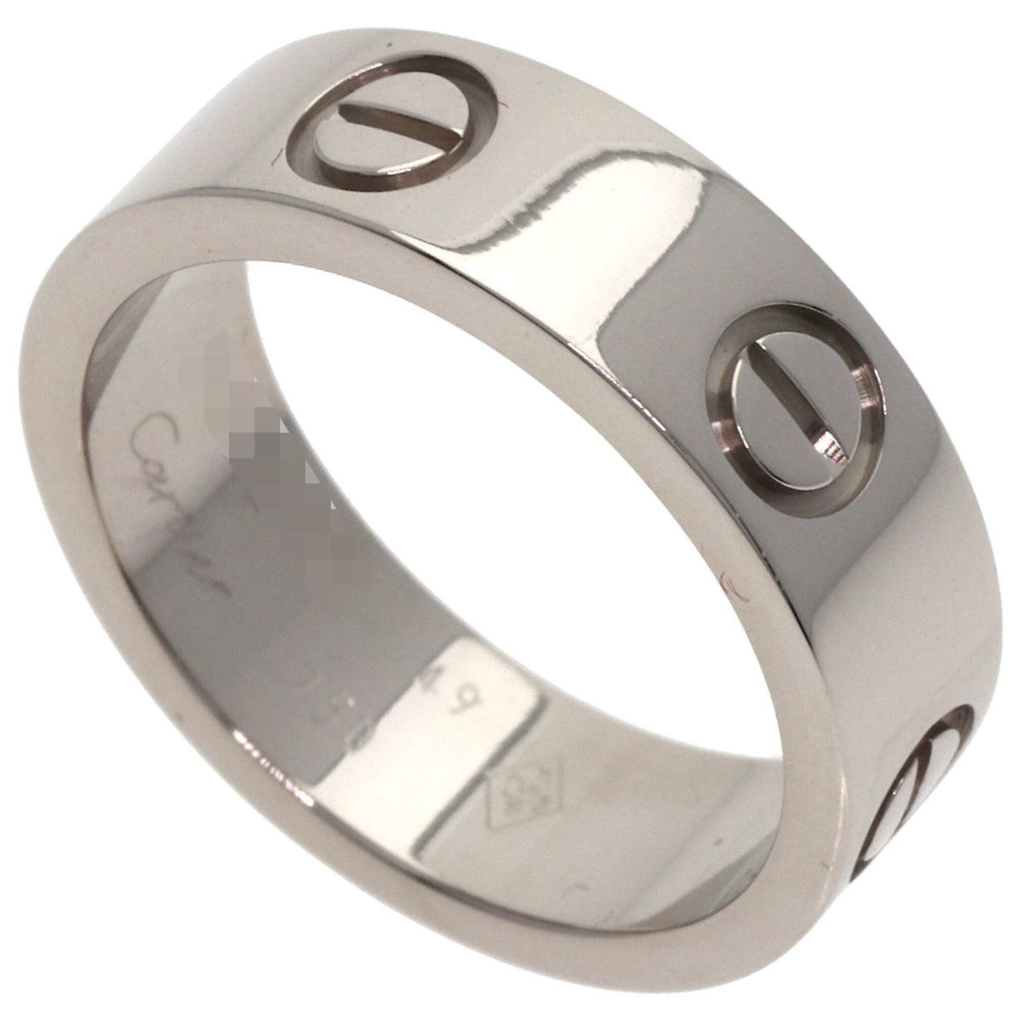 Cartier Cartier Love Ring #49, 18K White Gold, Women's Ring, CARTIER Size ONE SIZE - 1 Thumbnail
