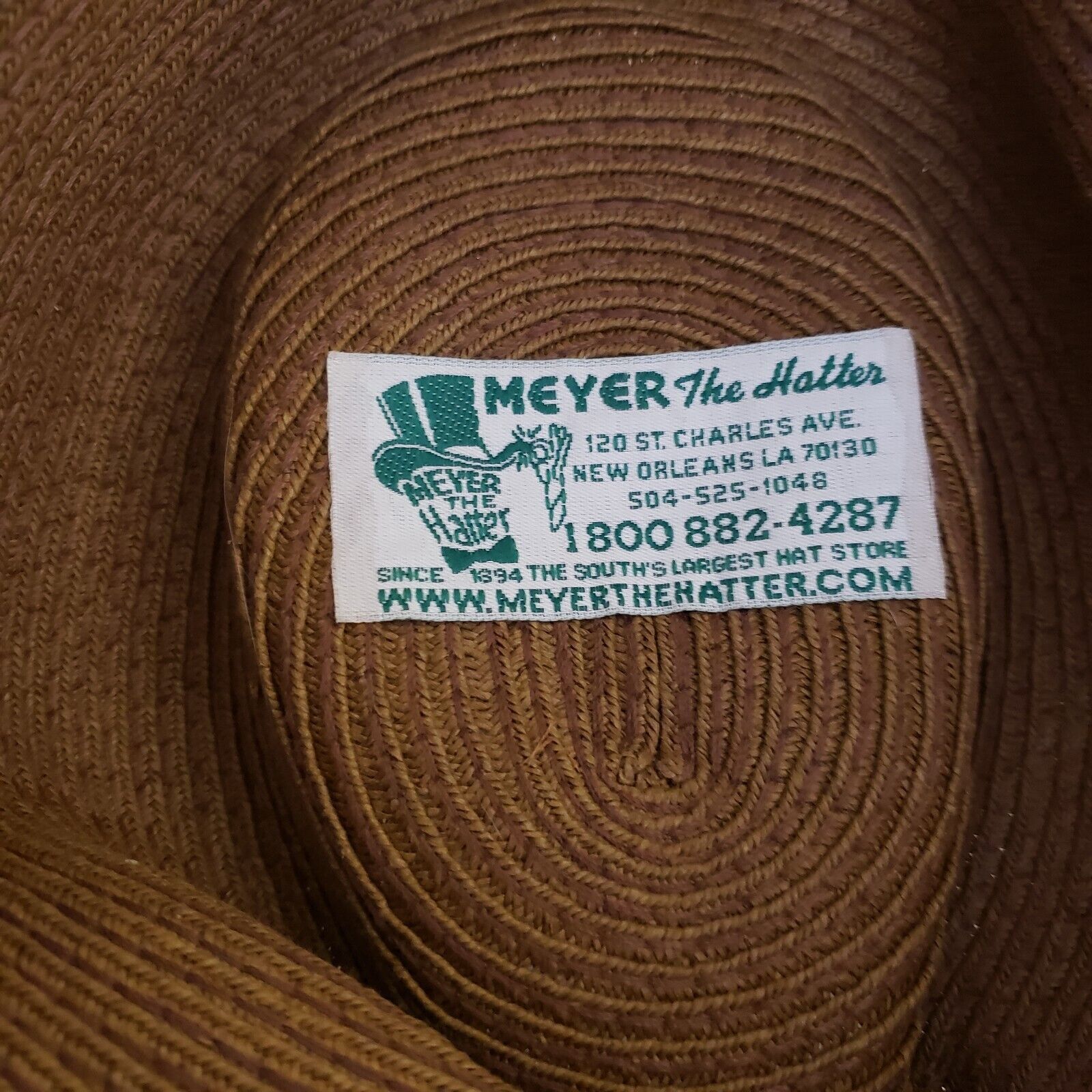 Bailey Hats Vtg Bailey of Hollywood Straw Fidora Hat S Meyer the Hatter Size ONE SIZE - 6 Thumbnail