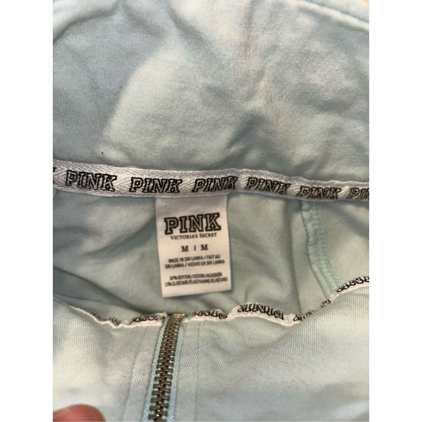 Victoria's Secret Victoria Secret Pink 1/4 Zip Womens M Blue Pullover Size M / US 6-8 / IT 42-44 - 3 Thumbnail