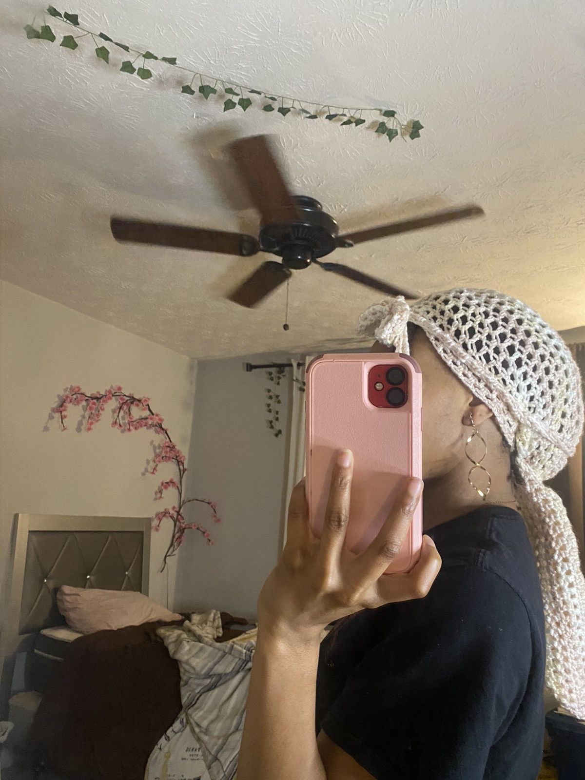Homemade Crochet Durag Size ONE SIZE - 3 Thumbnail